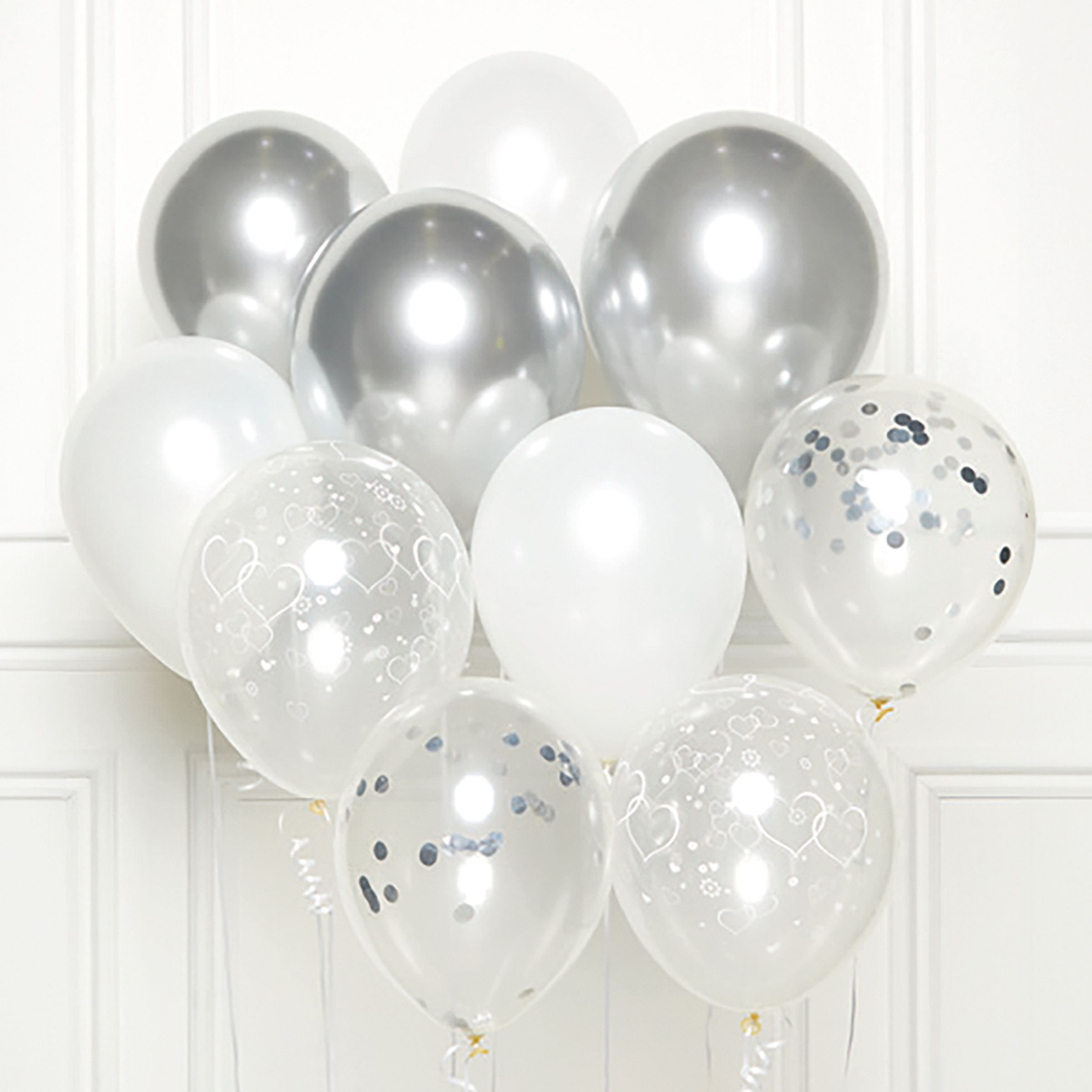 Ballonbuket Sølv