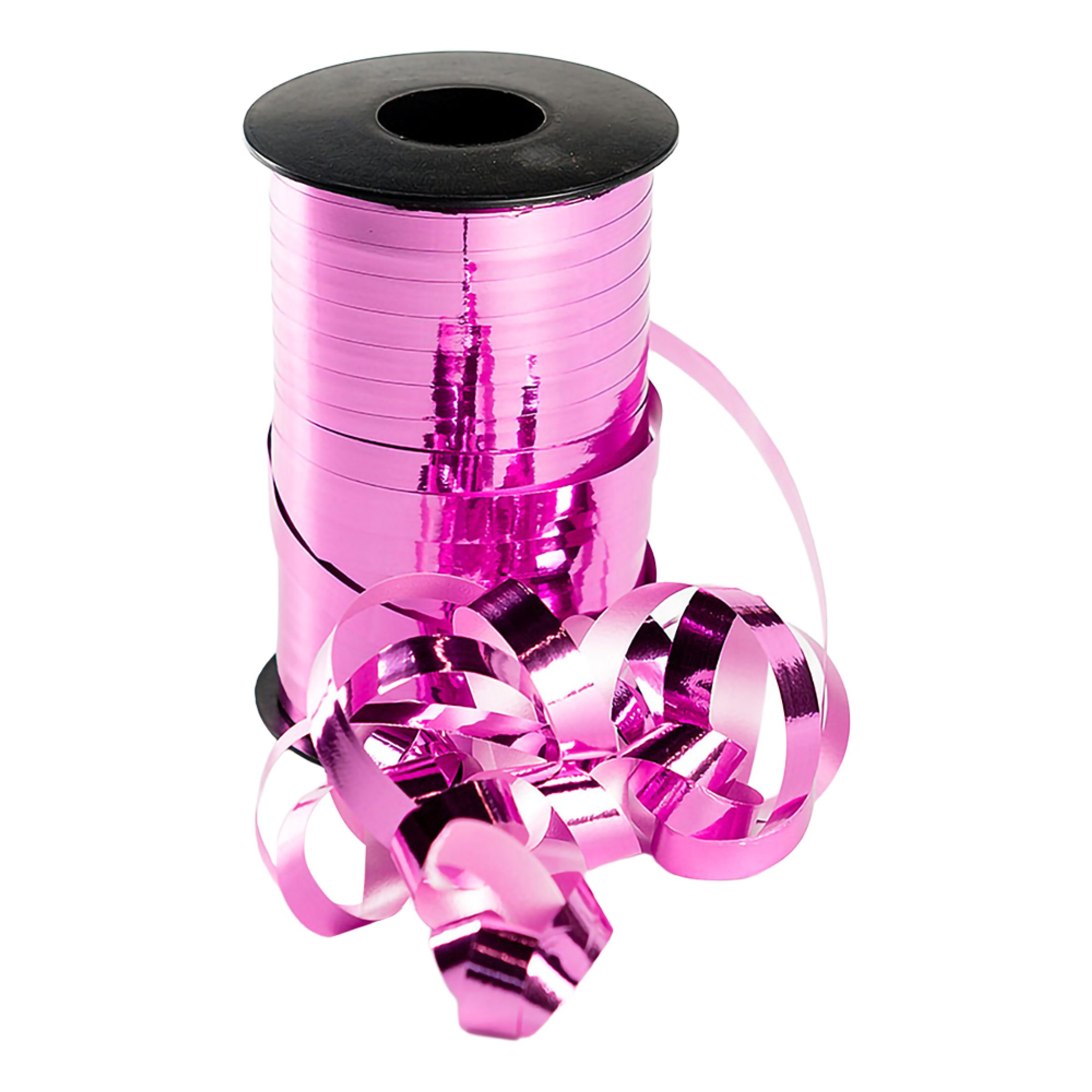 Ballonsnor Metallic Lyserød - 250 m x 10 mm