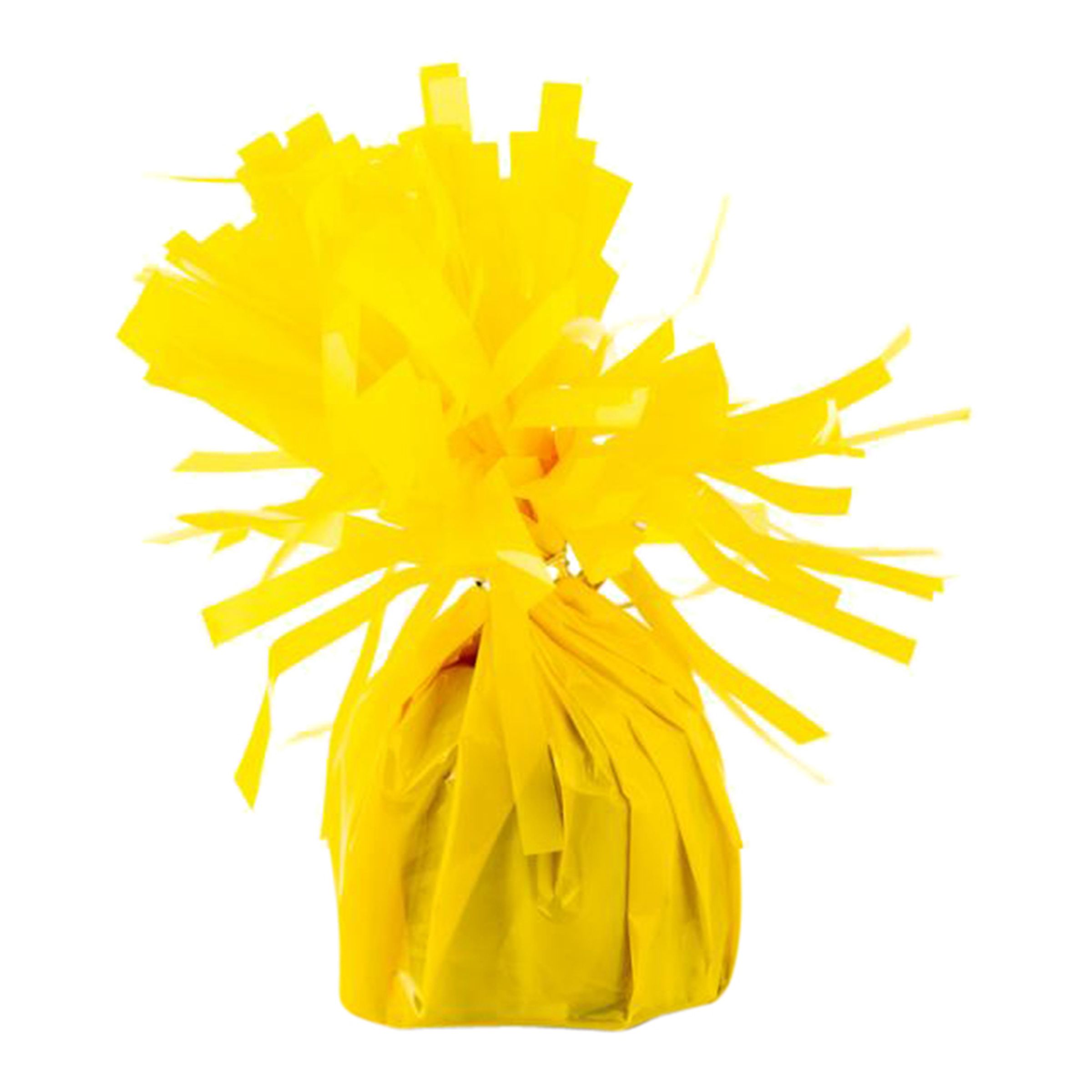 Ballonvægt Folie Gul - 170 gram