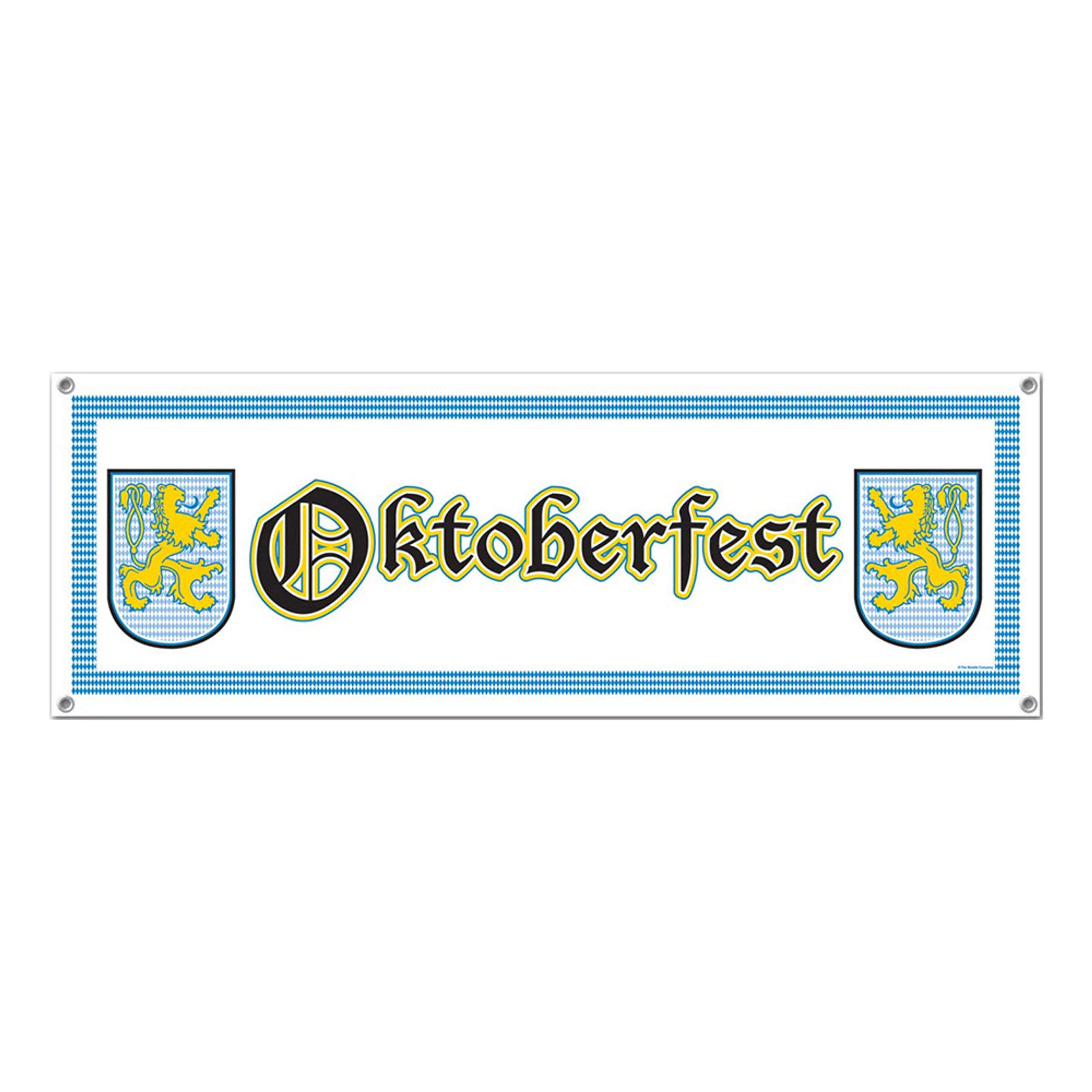 Banner Oktoberfesten Hvid