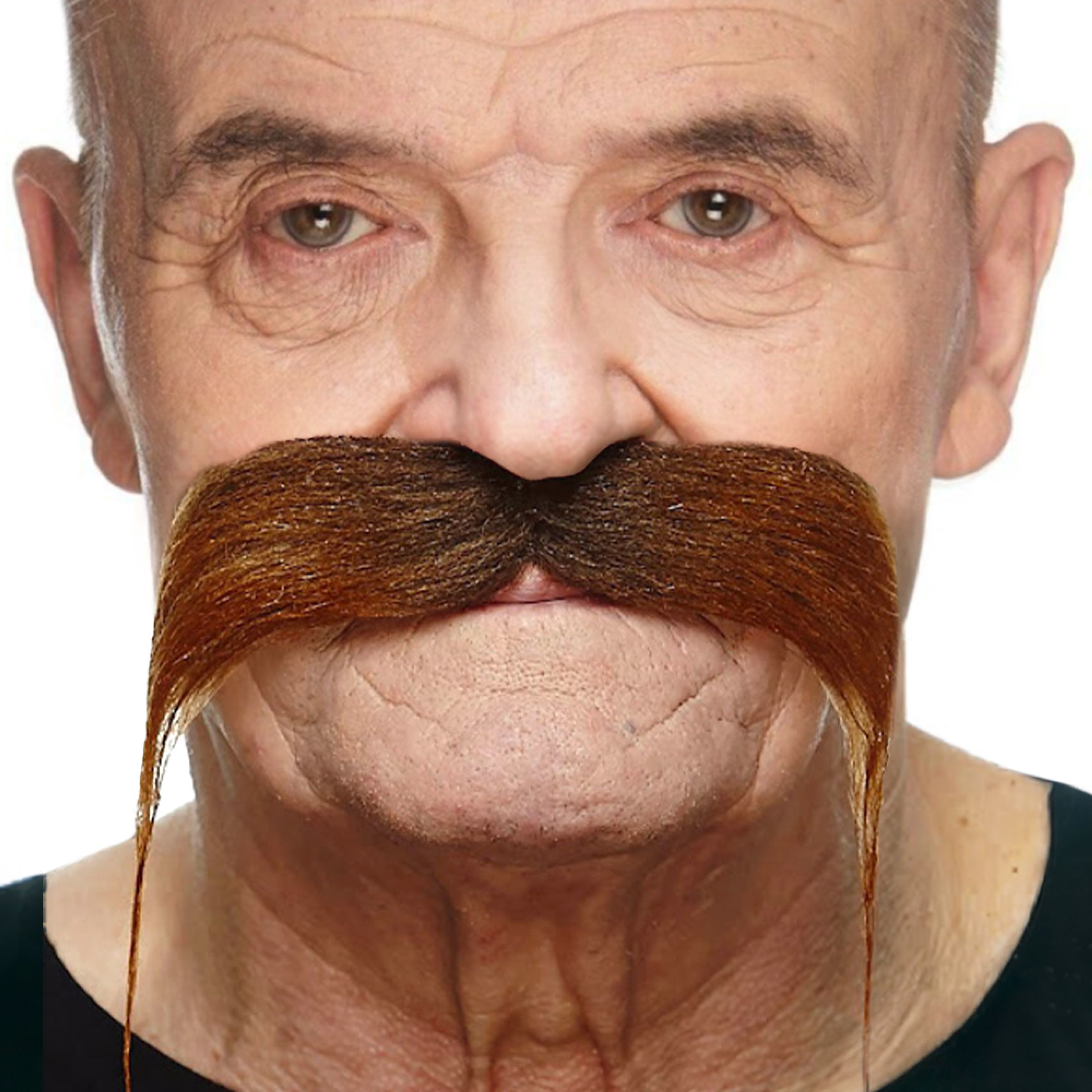 Bandit Moustache Brun