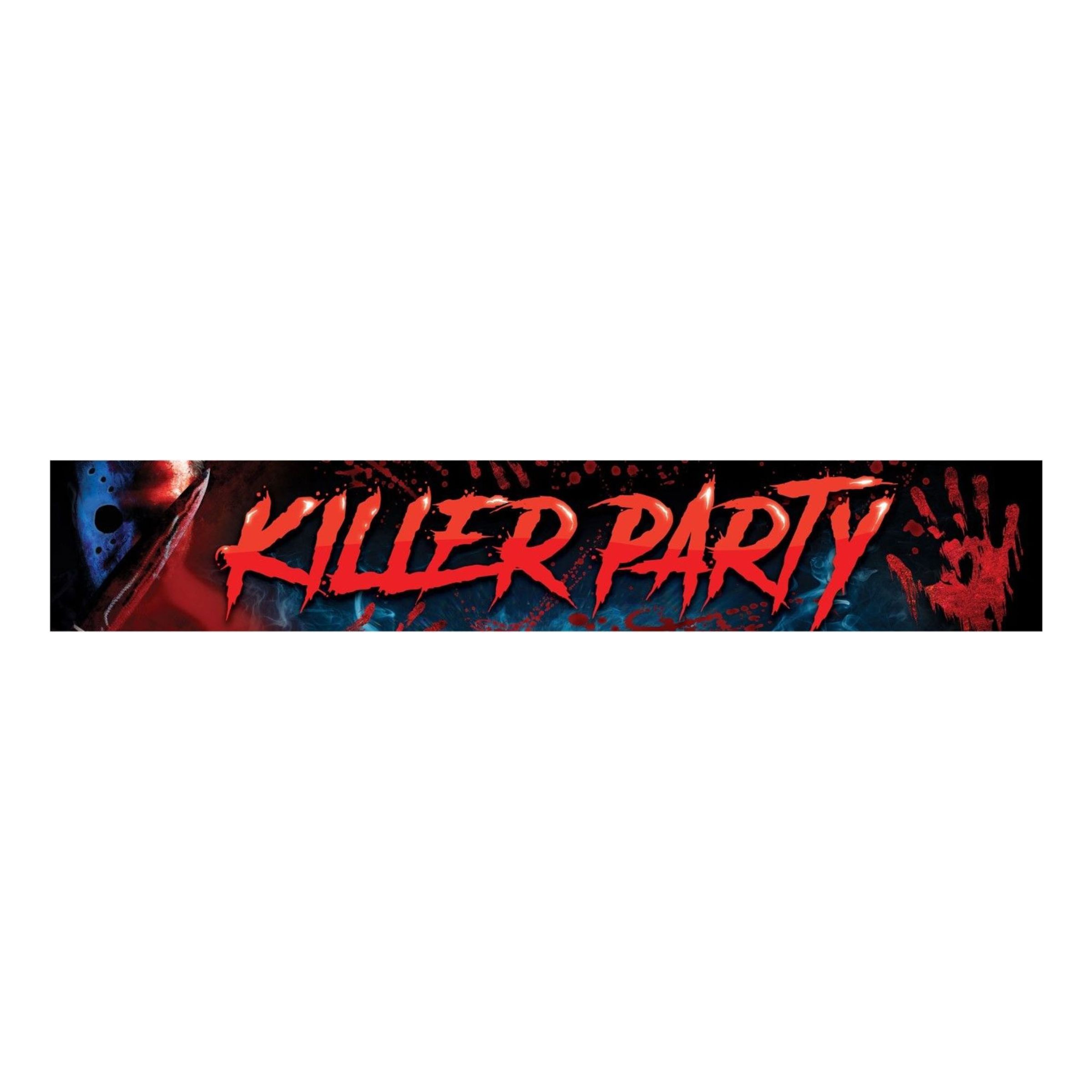 Banner i Tyg Killer Party | Hem - Teman - Högtider - Halloween - Halloweendekorationer | Maskeradspecialisten