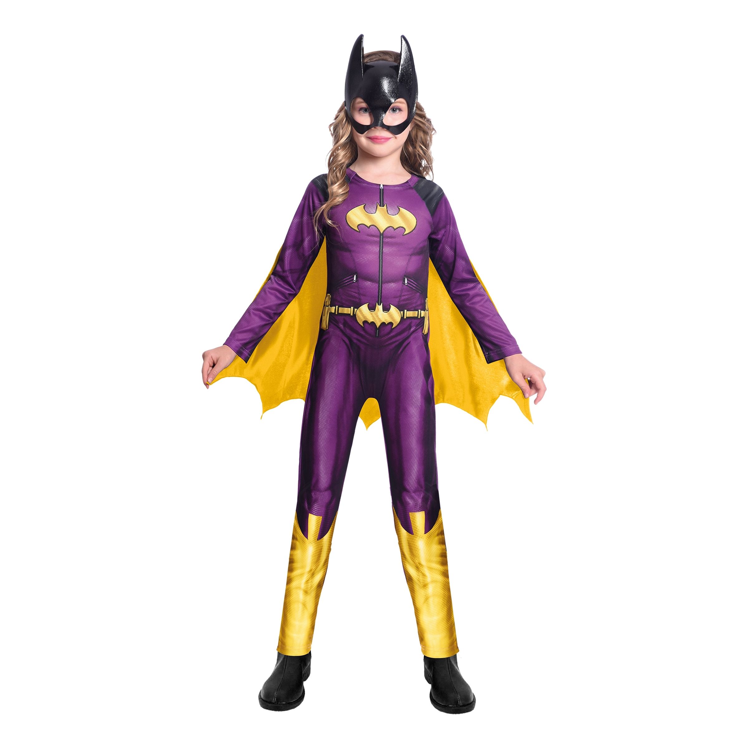 Batgirl Comic Børnekostume - X-Small
