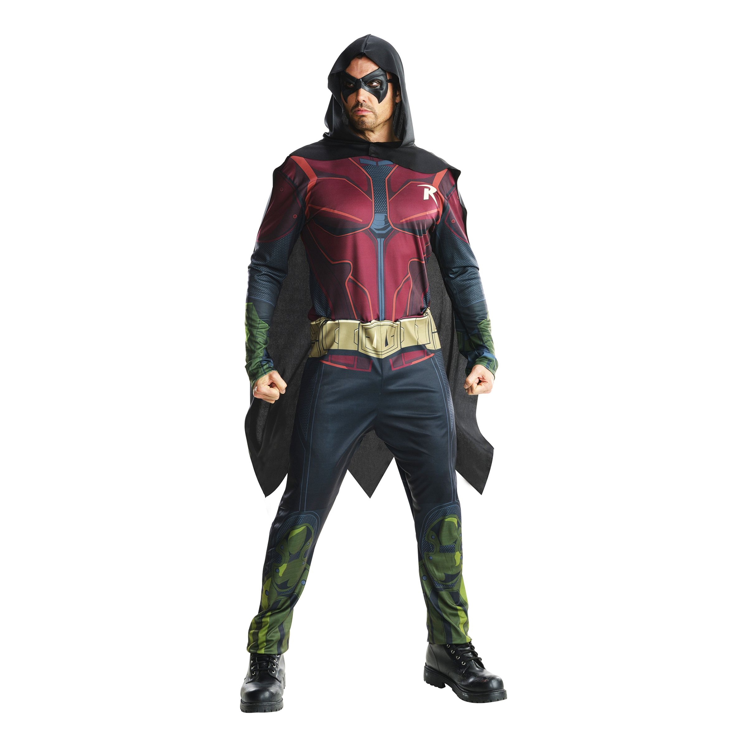 Batman Arkham Robin Deluxe Maskeraddräkt - Small