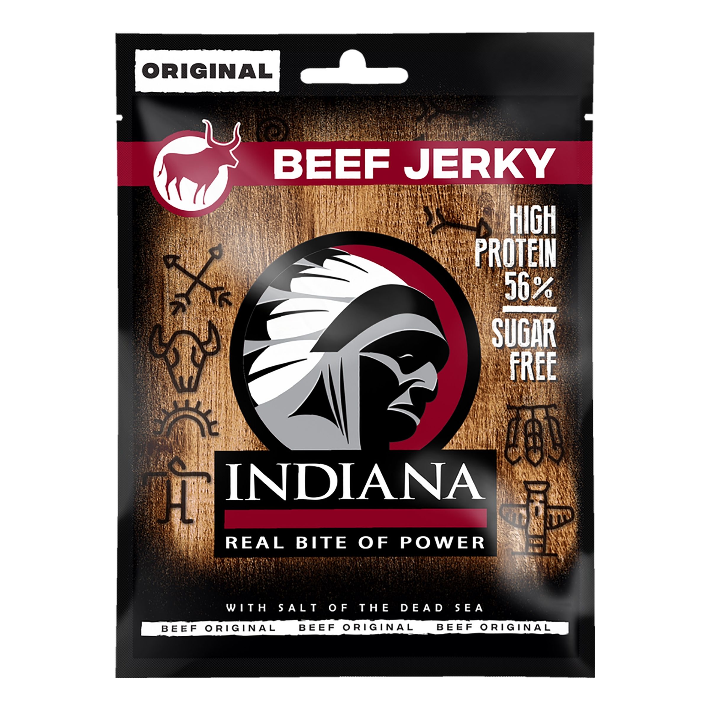 Indiana Beef Jerky Original - 25 g | Hem - Godis & Läsk - Godis - Amerikanskt Godis | Maskeradspecialisten