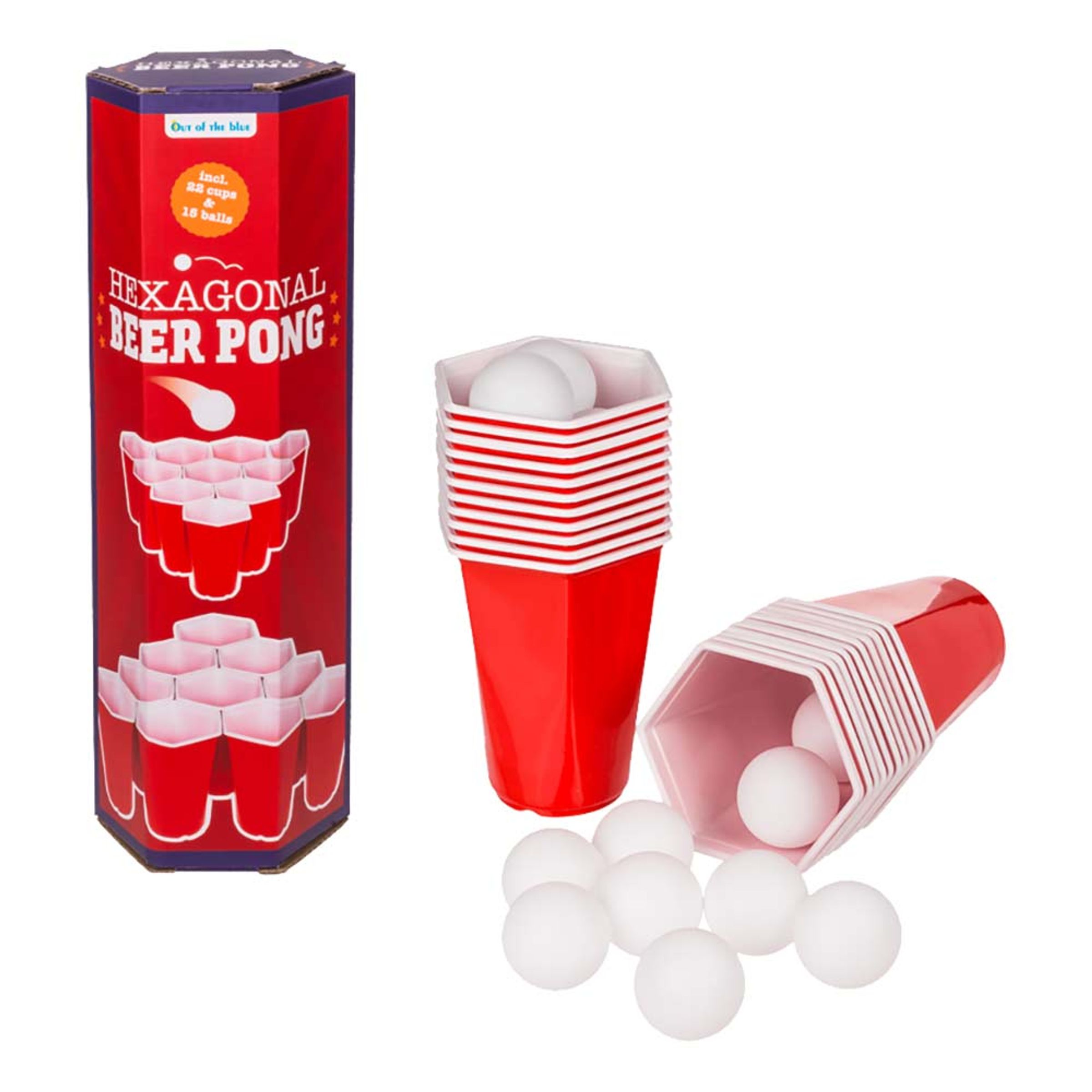 Beer Pong Hexagon | Hem - Teman - Festteman - Sommarfest | Pryloteket