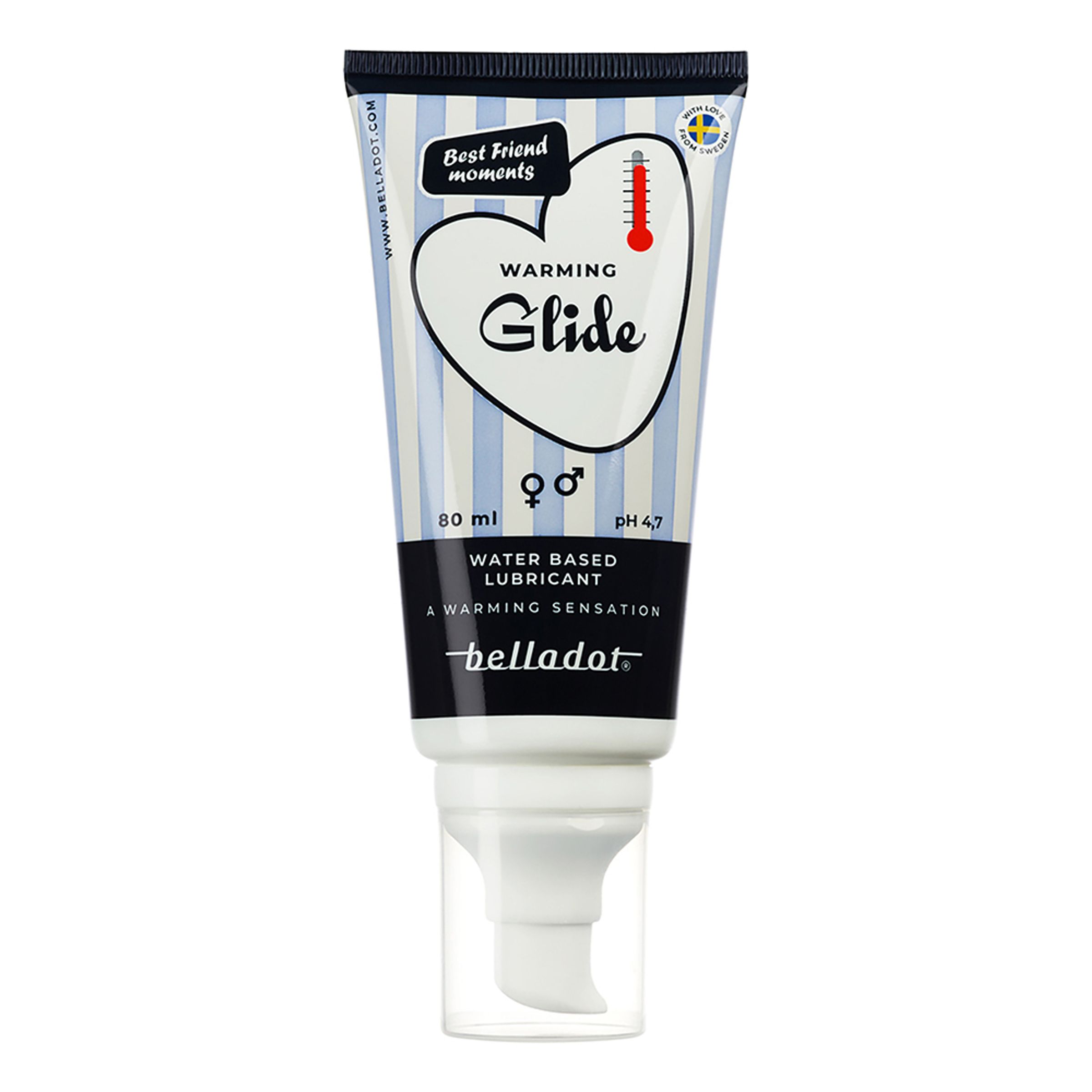 Belladot Lubricant Warming Glidmedel - 80 ml | Hem - Roliga Prylar - Sex & Lust - Vuxenleksaker | Pryloteket