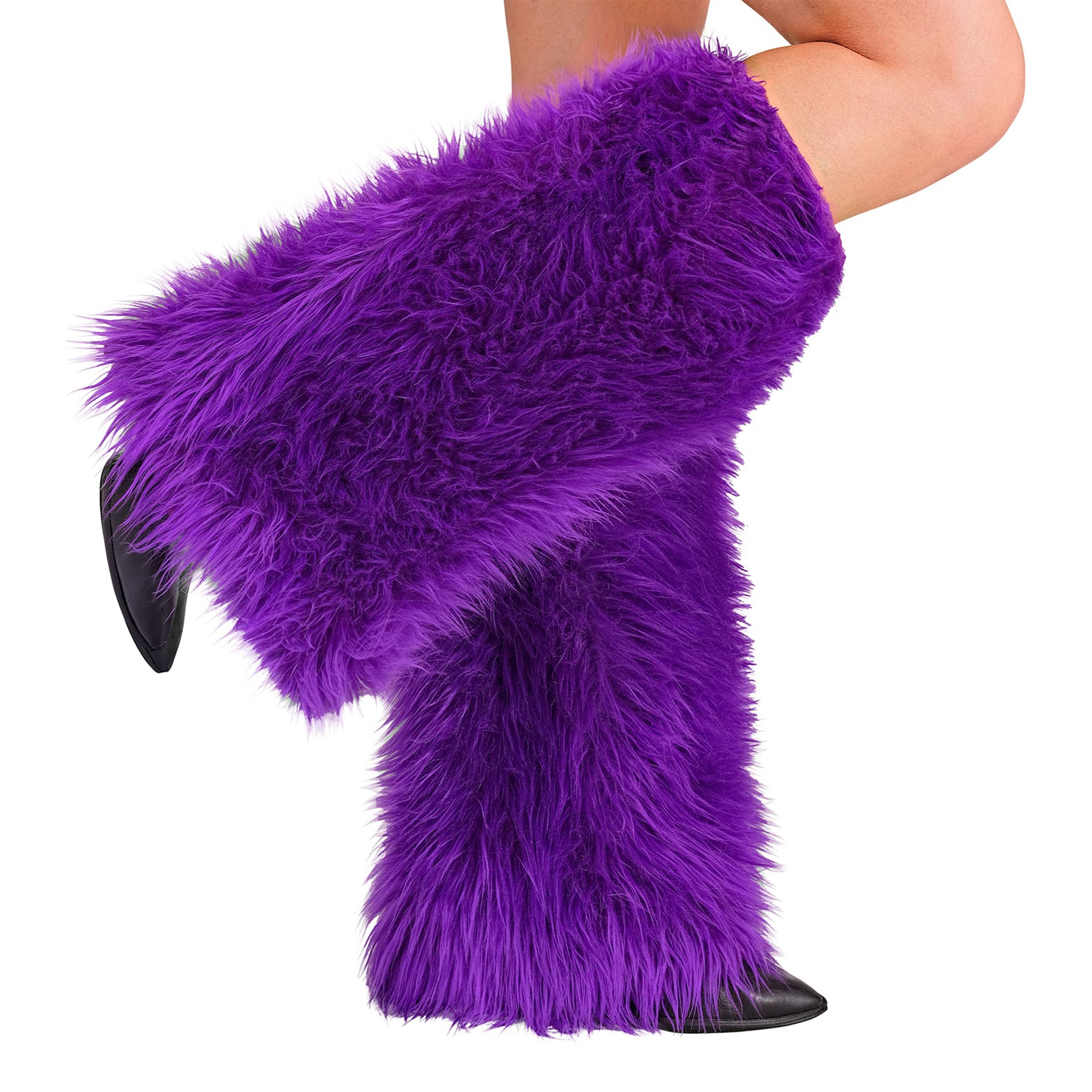 Benvärmare Fluffiga Lila - One size