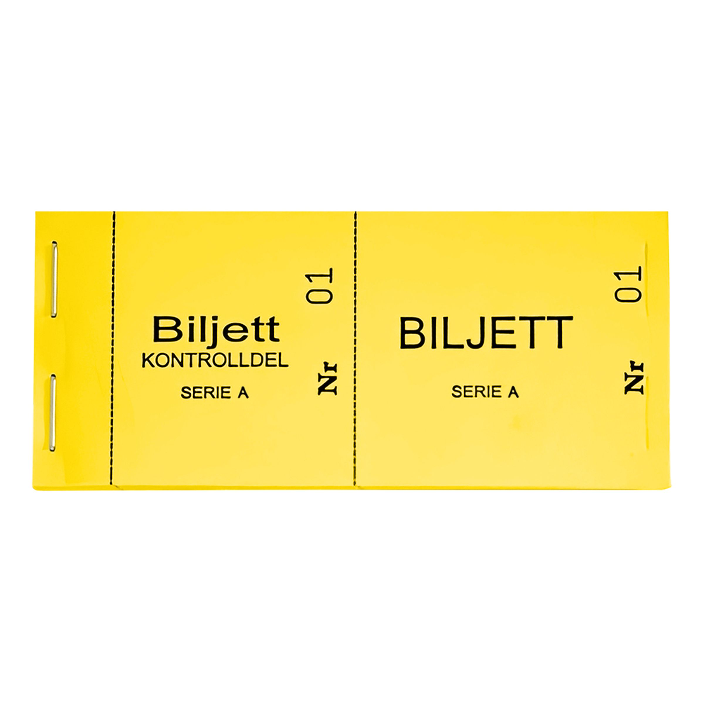 Biljettblock 1-100 - Gul | Hem - Festartiklar - Event - Vip-Prylar | Party Outlet
