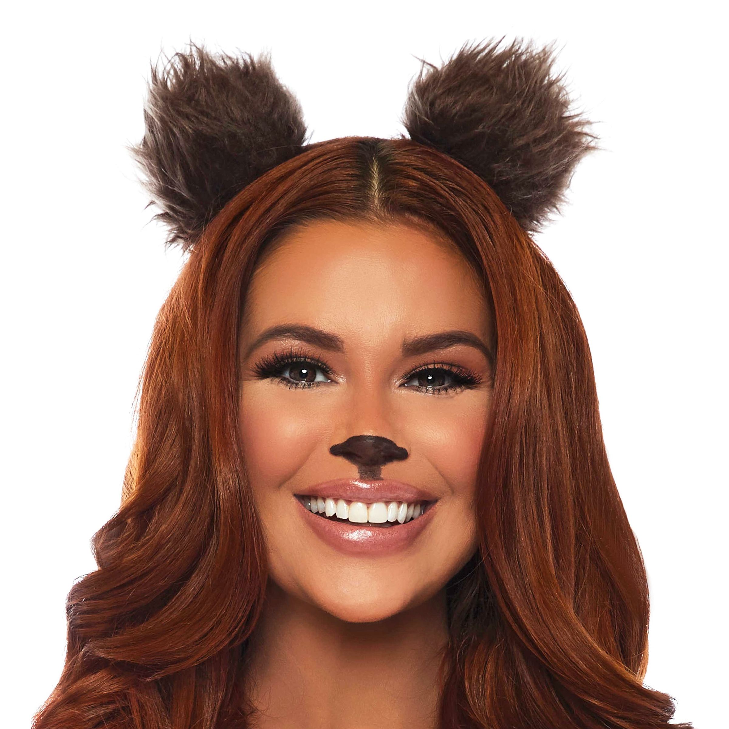 Björnöron på Diadem Bruna Deluxe - One size | Hem - Maskerad - Tillbehör - Maskeradaccessoarer | Maskeradspecialisten