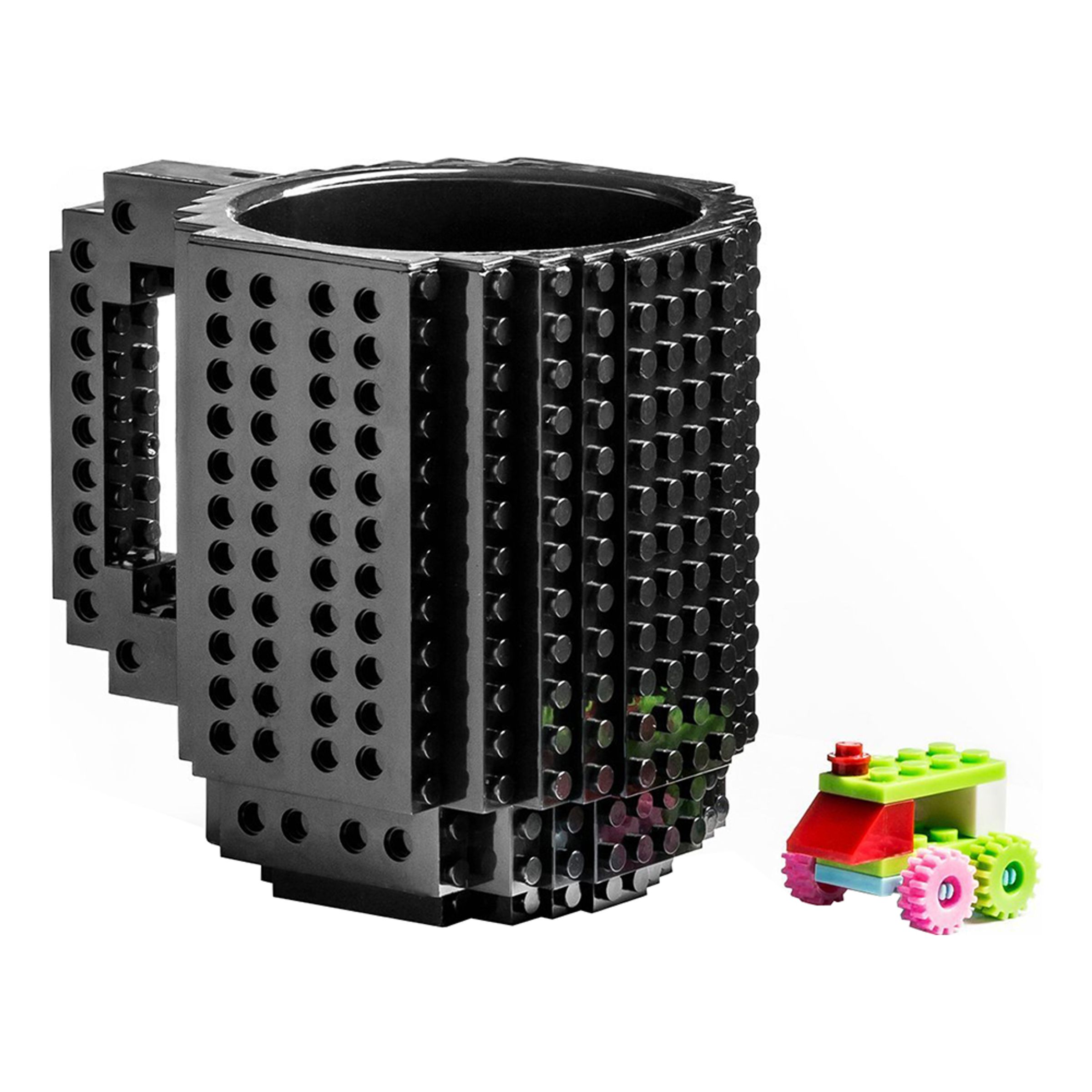Blockmugg - Svart | Hem - Roliga Prylar - Hem & Hushåll - Muggar | Pryloteket