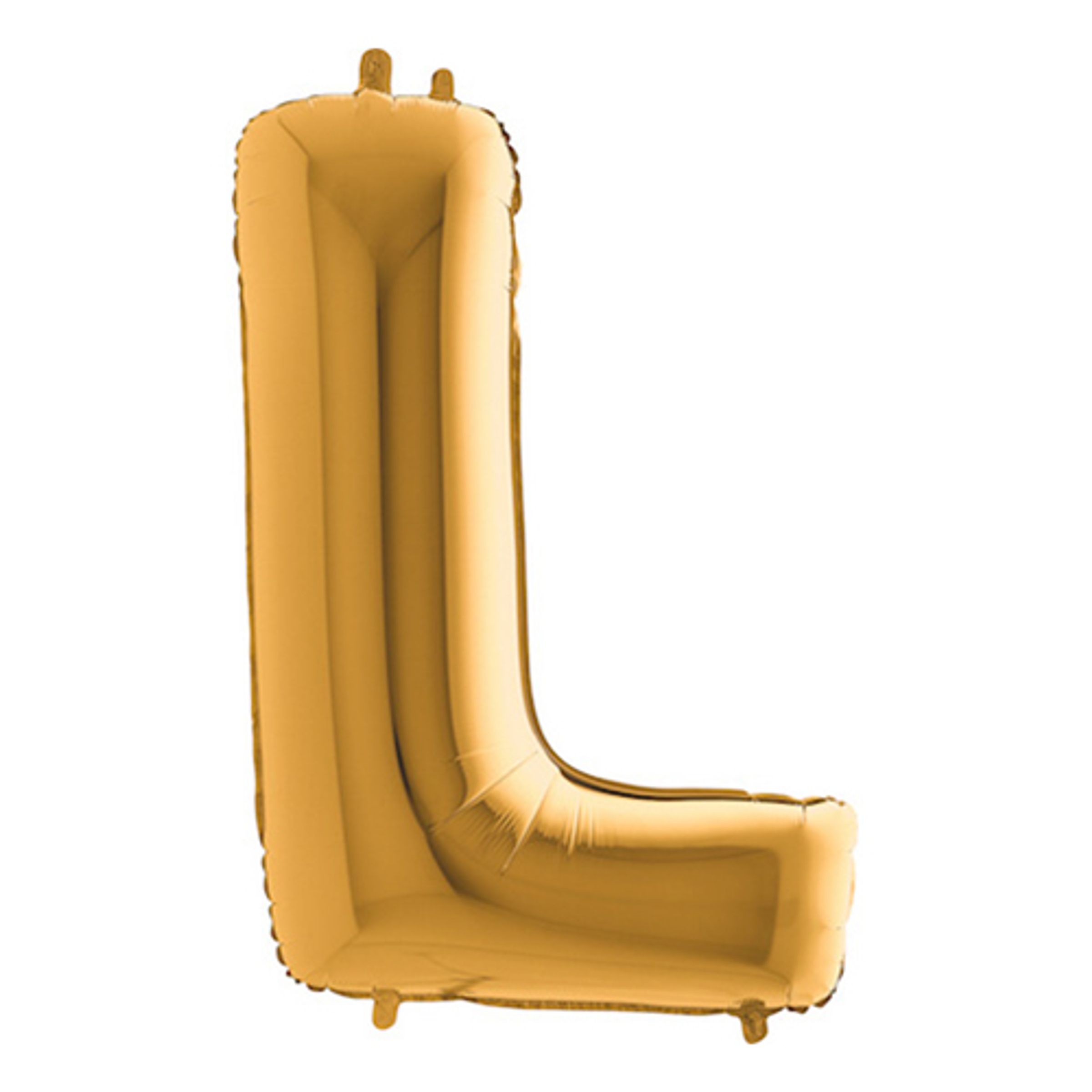 Bokstavsballong Guld Metallic - Bokstav L | Hem - Festartiklar - Ballonger - Folieballonger | Pryloteket