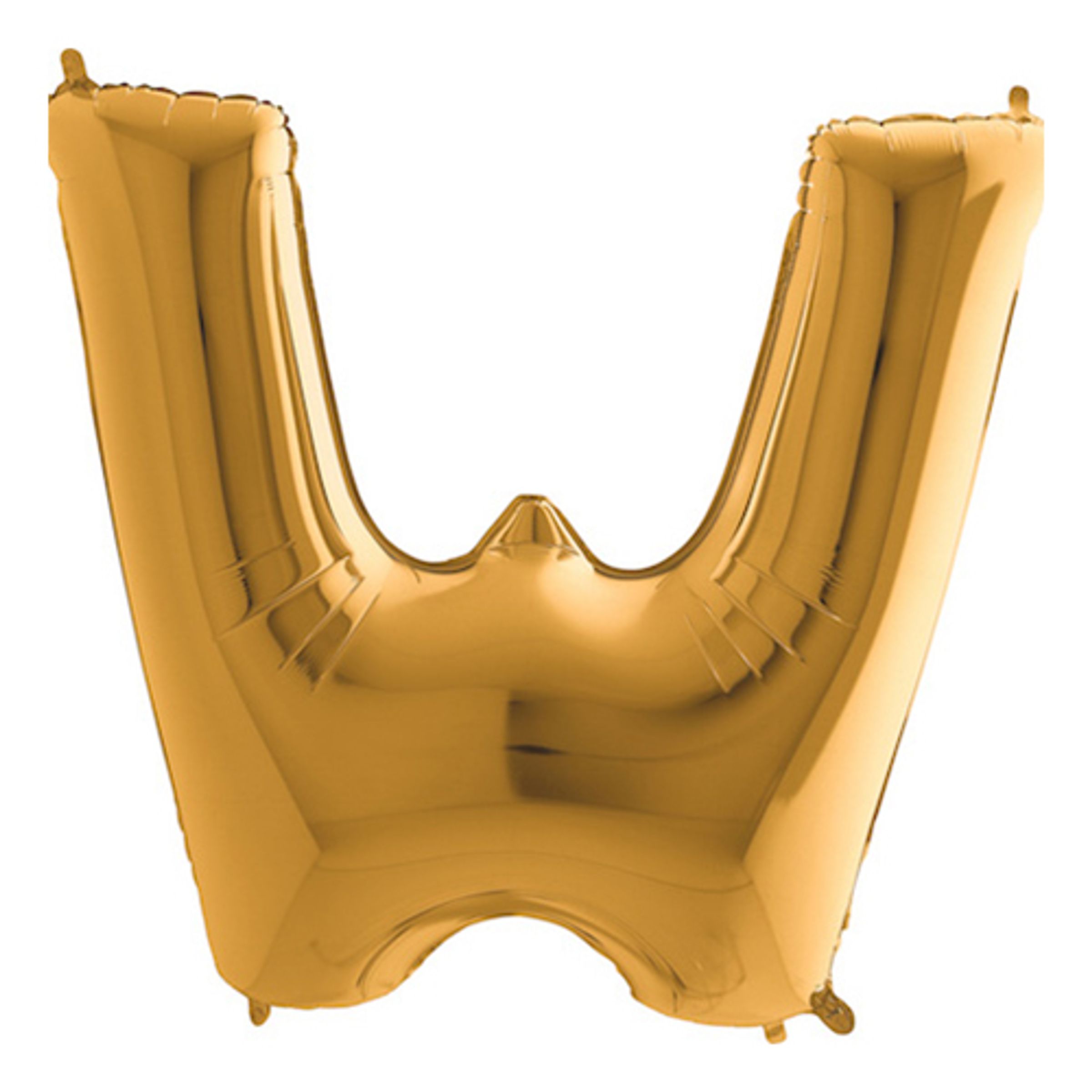 Bokstavsballong Guld Metallic - Bokstav W | Hem - Festartiklar - Ballonger - Folieballonger | Pryloteket