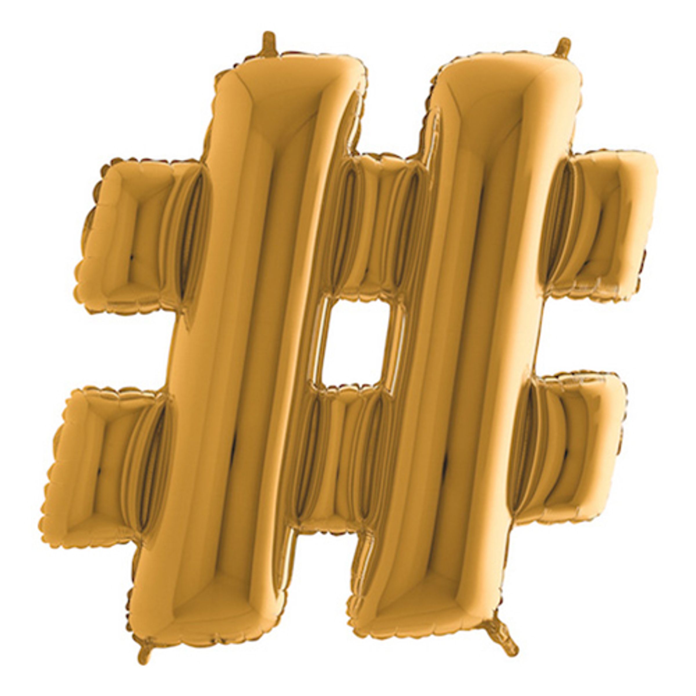 Bogstavballon Guld Metallic - Tegnet #