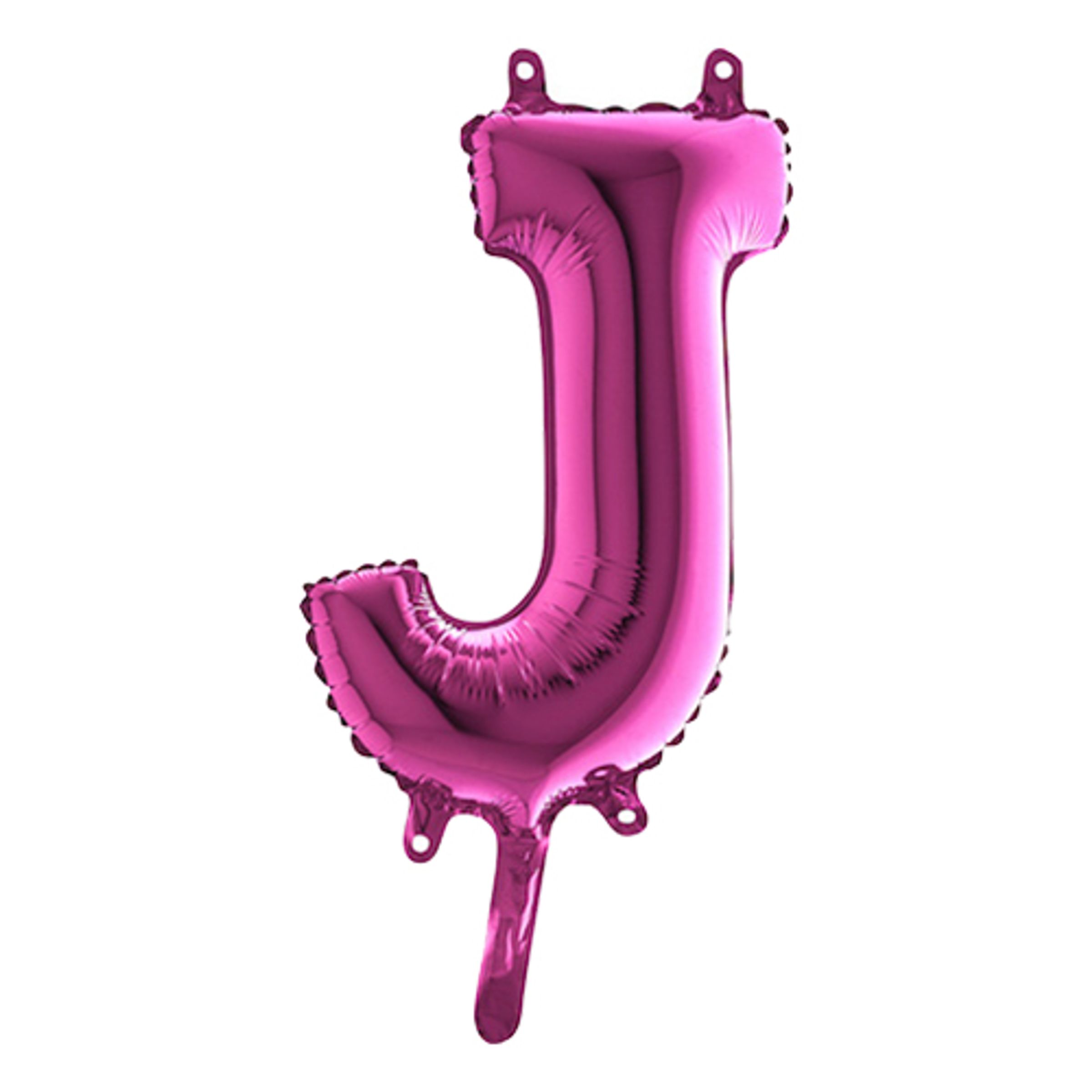 Bogstavballon Mini Pink - Bogstav J