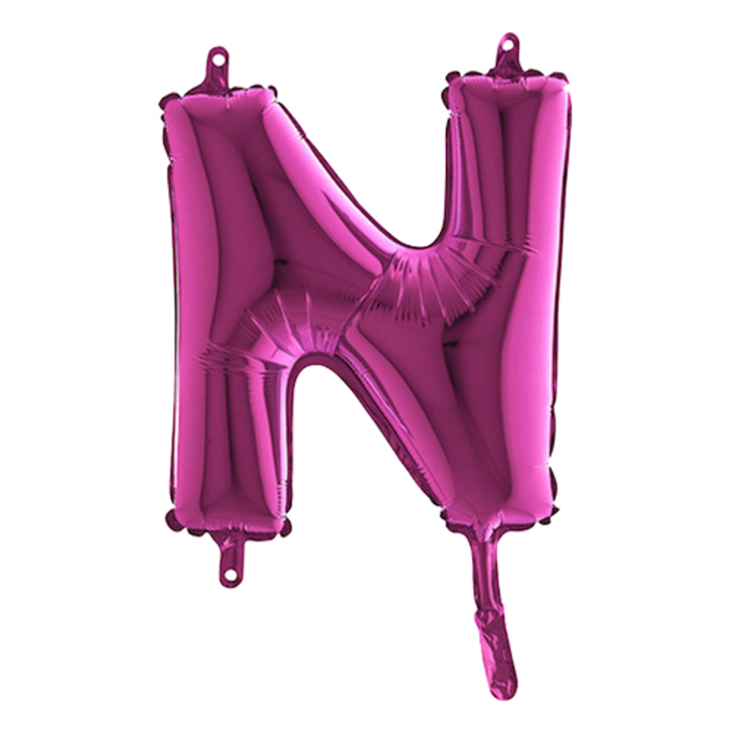 Bokstavsballong Mini Rosa - Bokstav N | Hem - Festartiklar - Ballonger - Folieballonger | Pryloteket