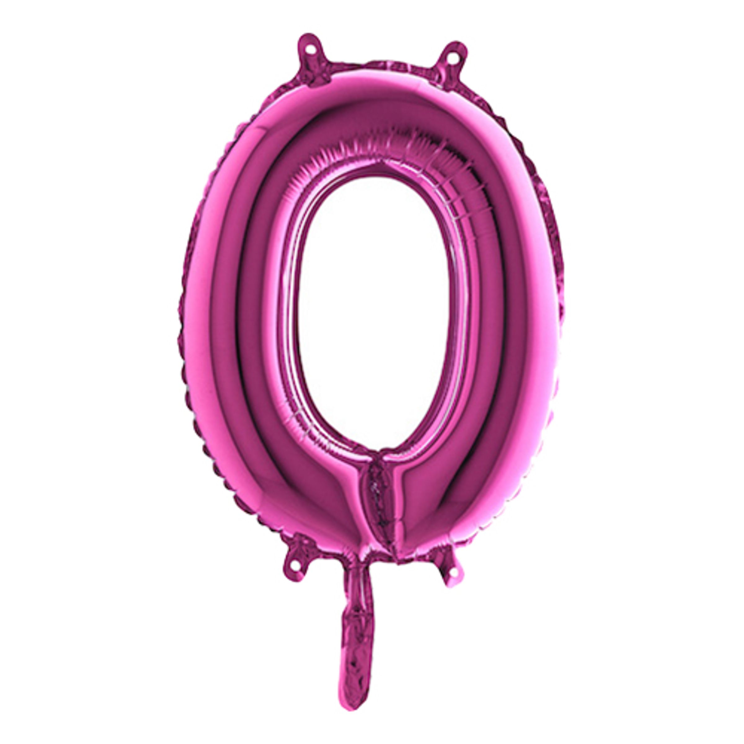 Bogstavballon Mini Pink - Bogstav O