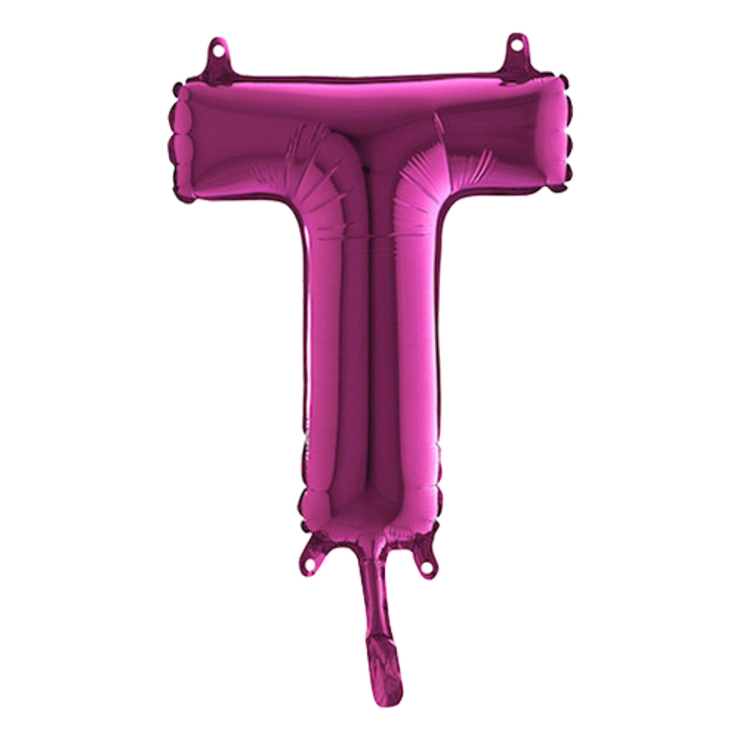 Bogstavballon Mini Pink - Bogstav T