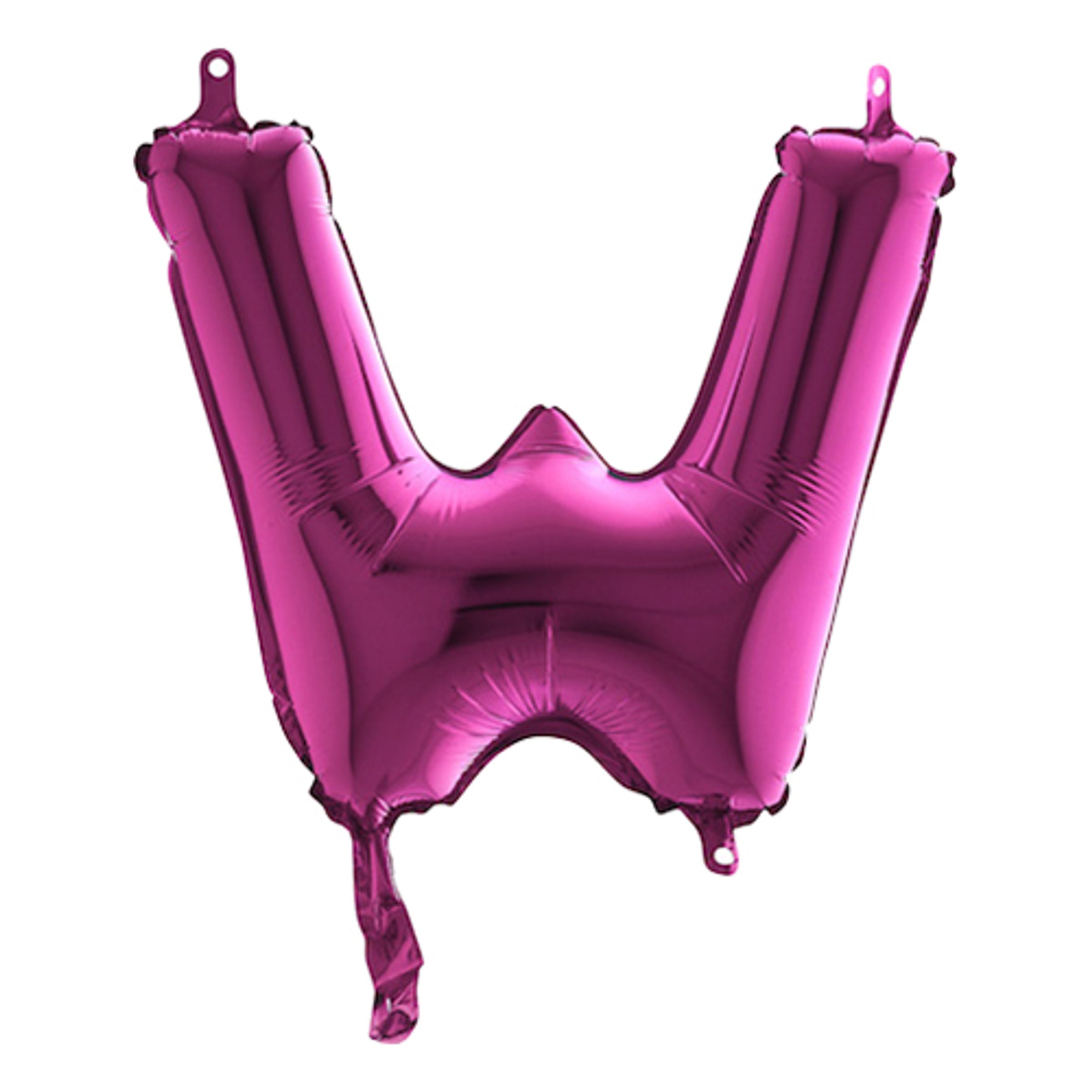 Bokstavsballong Mini Rosa - Bokstav W | Hem - Festartiklar - Ballonger - Folieballonger | Pryloteket