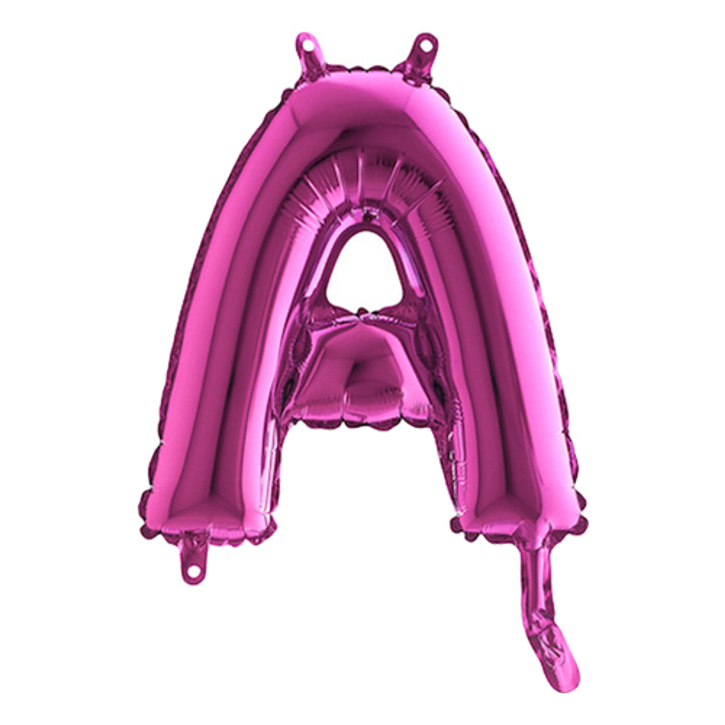 Bogstavballon Mini Pink - Bogstav A