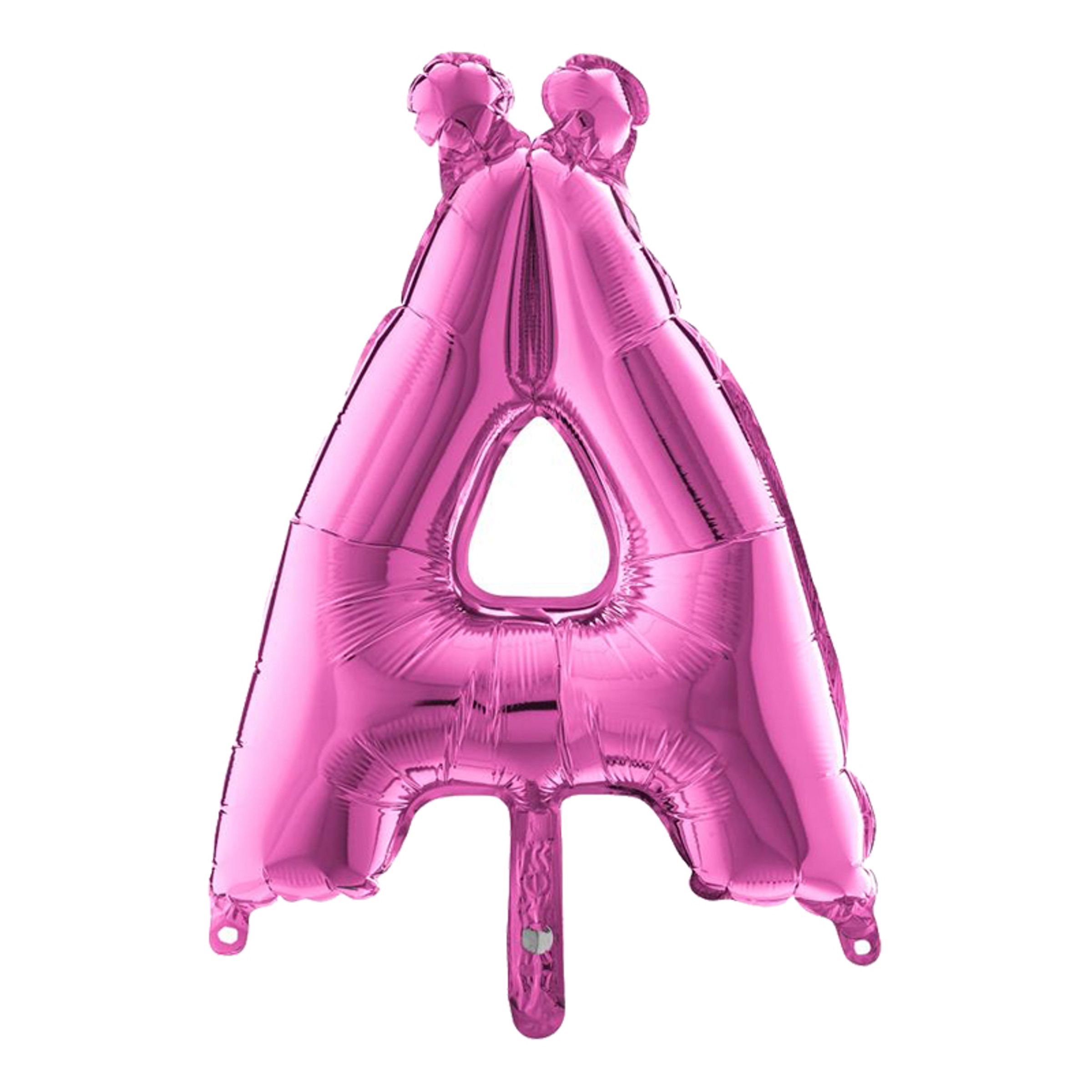 Bogstavballon Mini Pink - Bokstav Ä