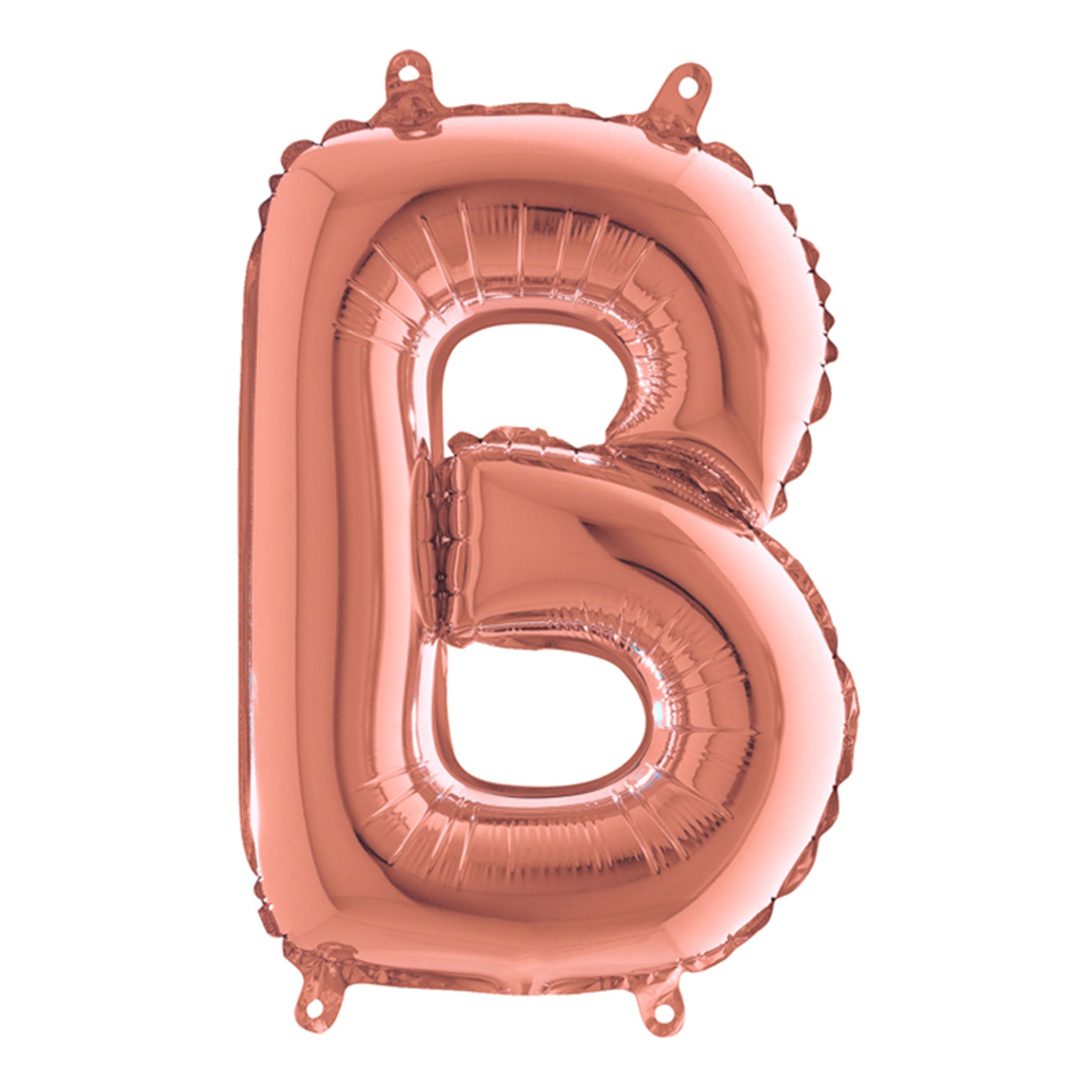 Bogstavballon Mini Roséguld - Bogstav B