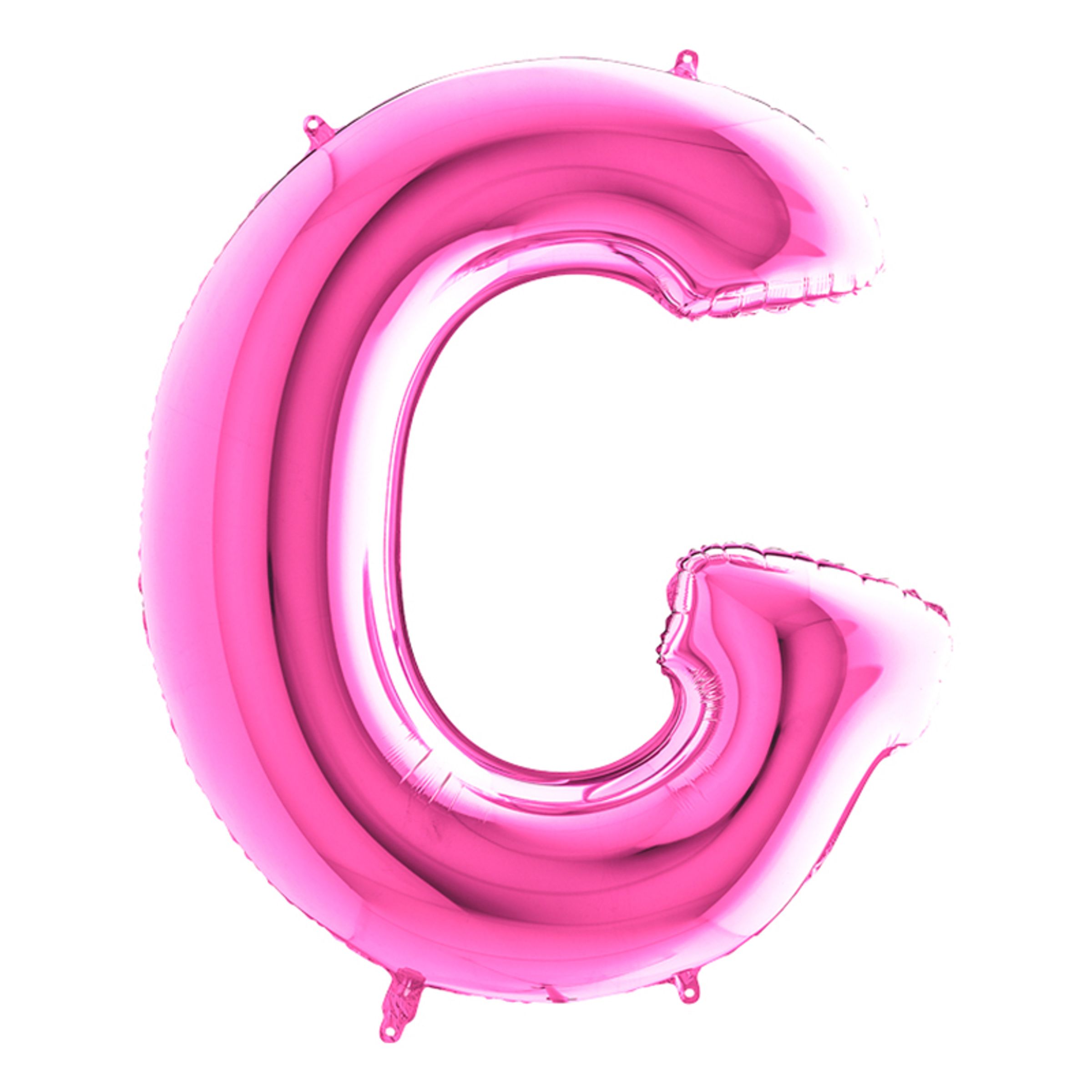 Bokstavsballong Rosa - Bokstav G | Hem - Festartiklar - Ballonger - Folieballonger | Party Outlet