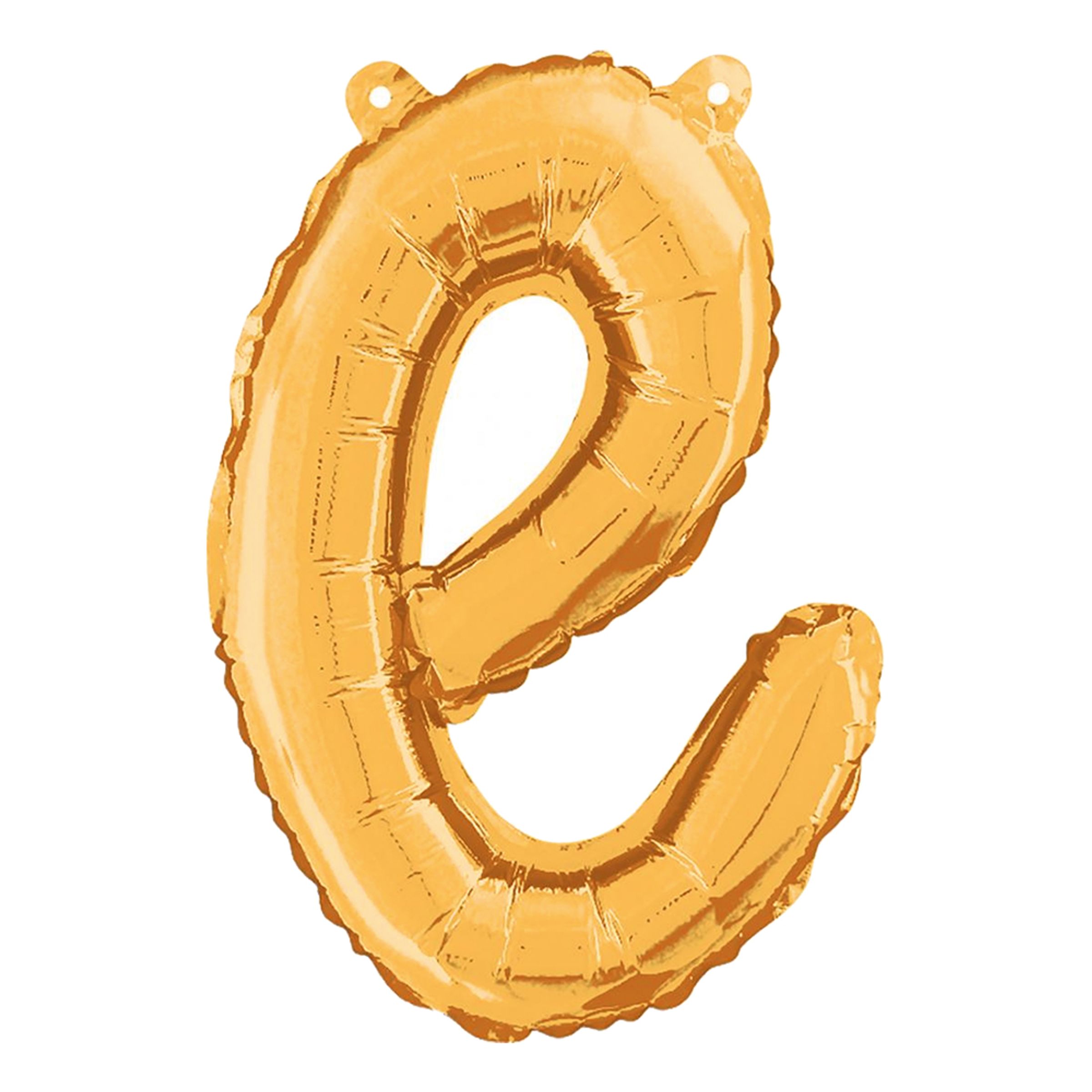 Bokstavsballong Script Guld - Bokstav E | Hem - Festartiklar - Ballonger - Folieballonger | Pryloteket