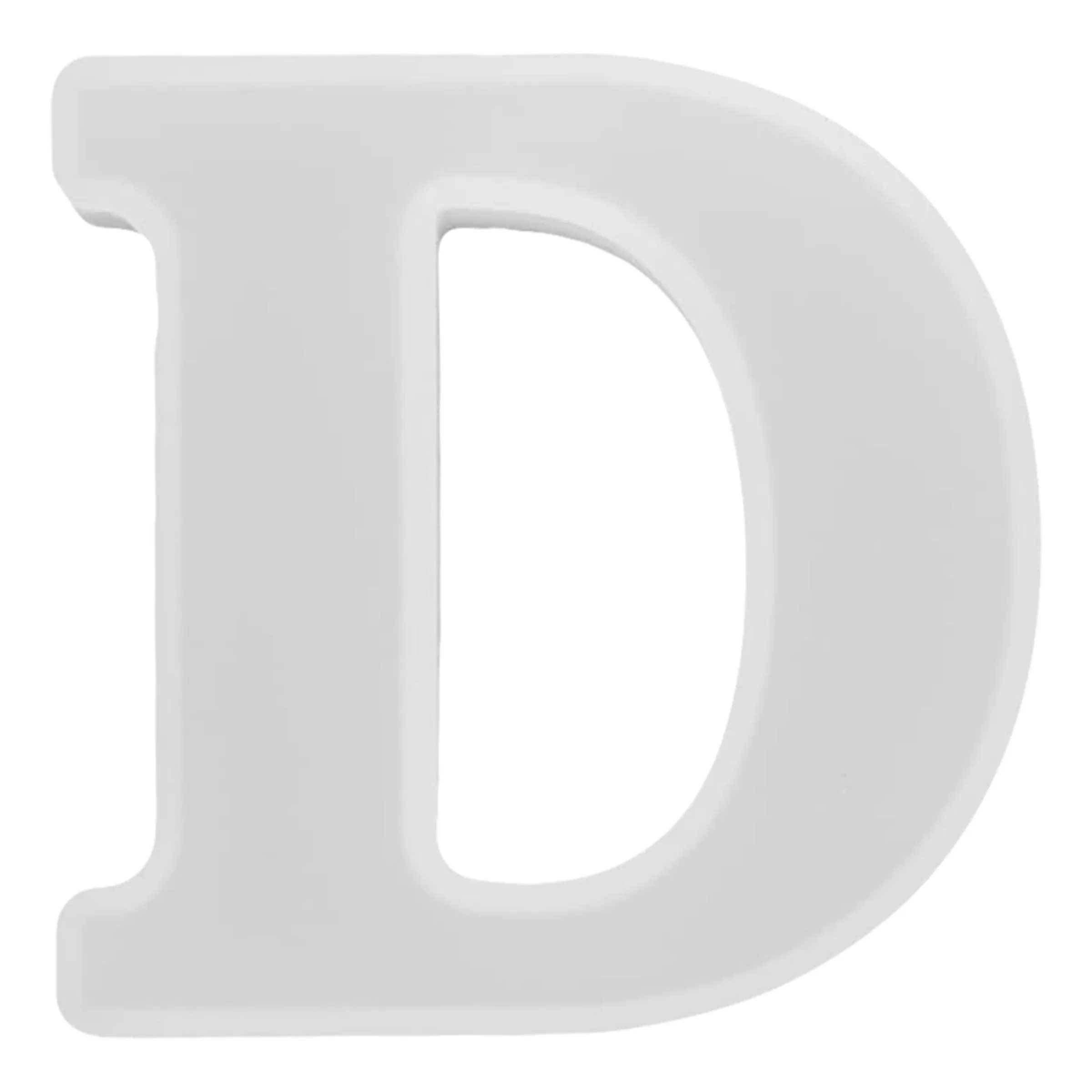 Bogstavform i Silikone - Bogstav D