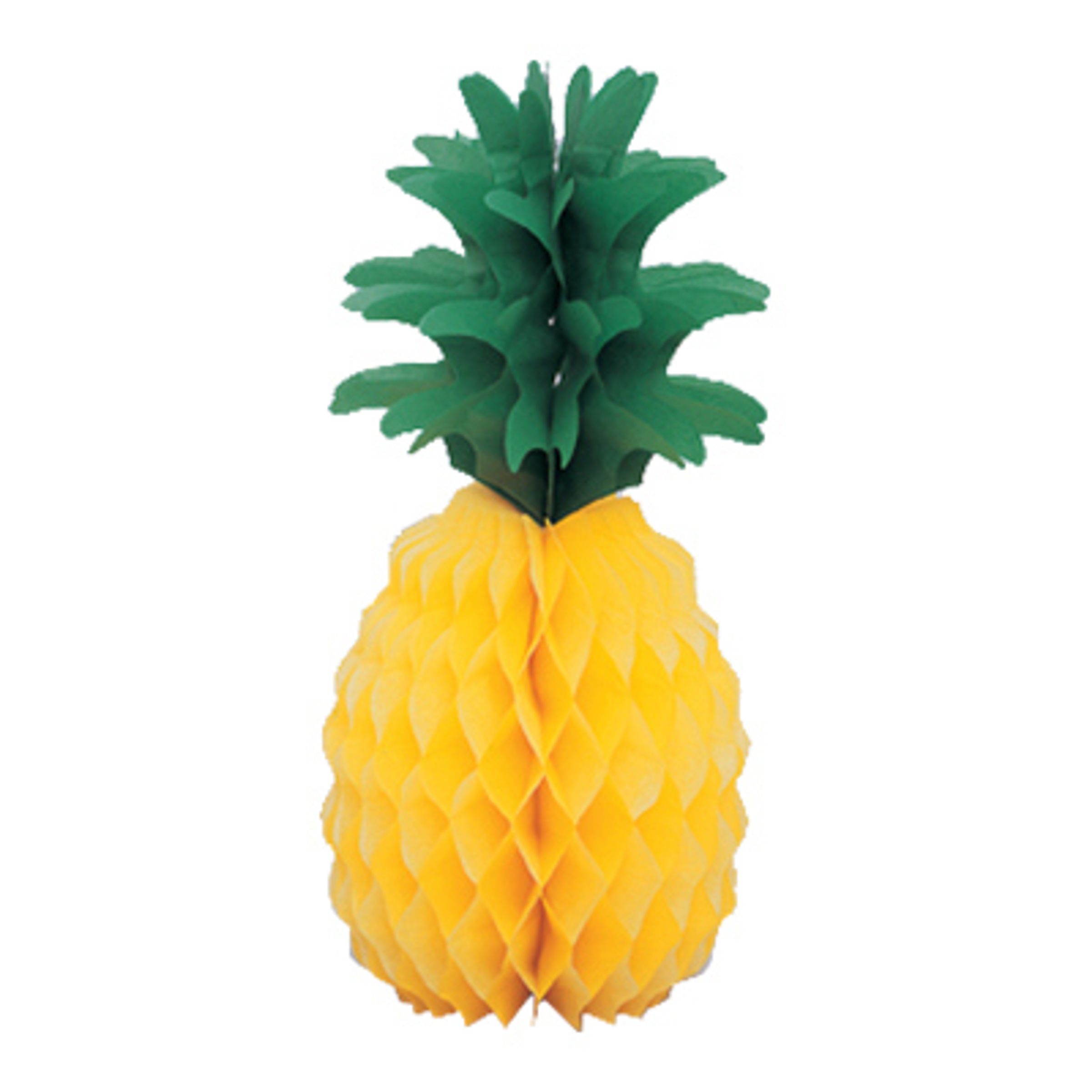 Bordsdekoration Honeycomb Ananas | Hem - Teman - Färger - Gul | Maskeradspecialisten