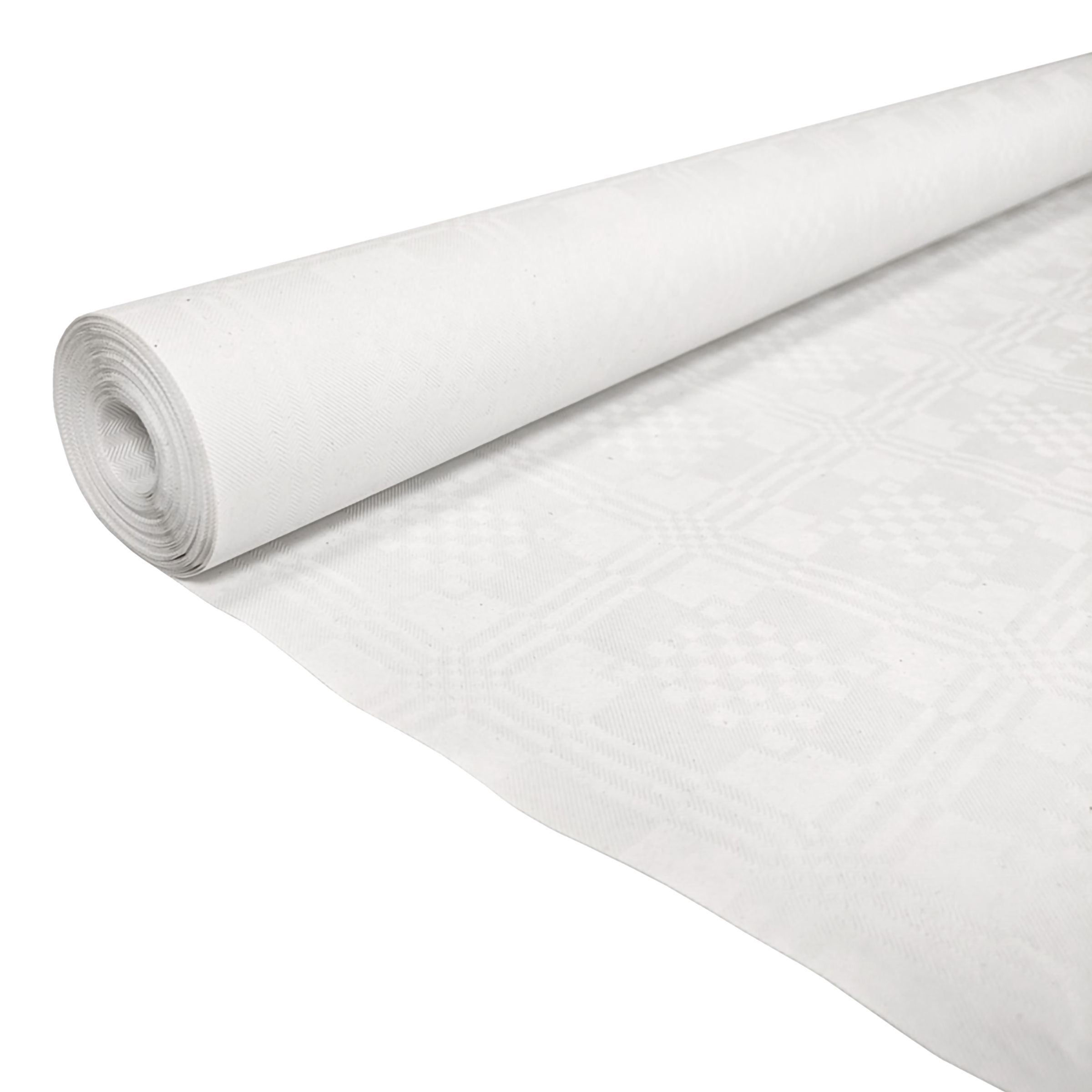 Borddug i Papir Hvid - 25 m x 119 cm