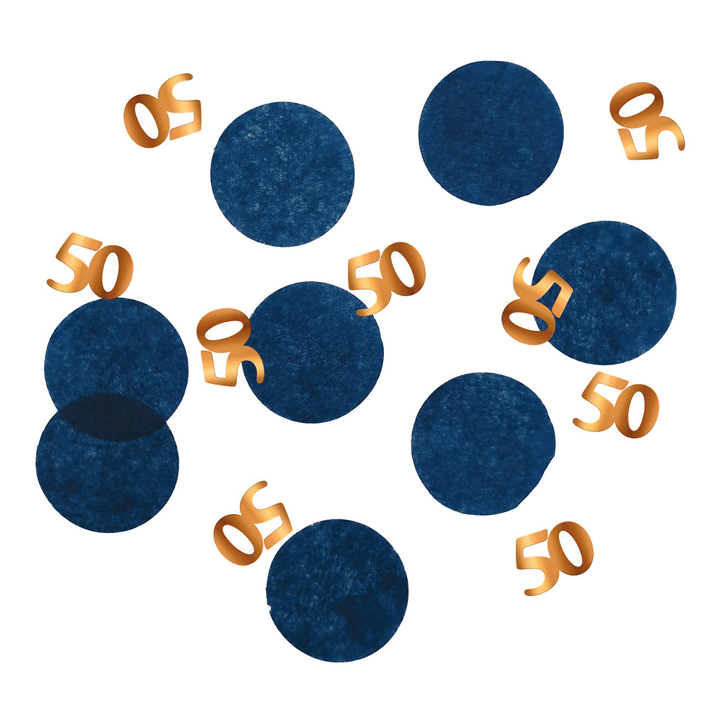 Bordkonfetti Happy 50th True Blue - 25 gram