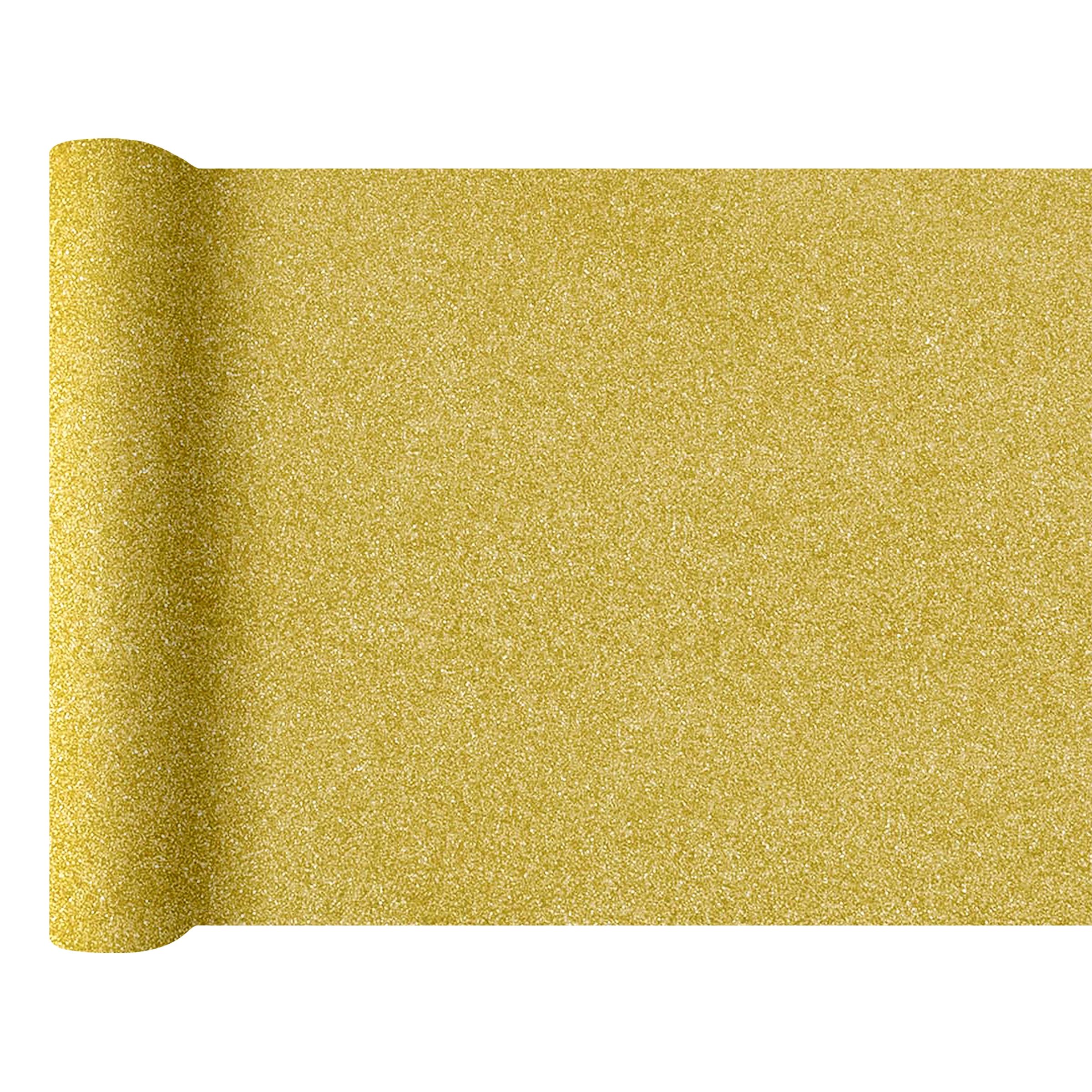 Bordløber Guld Glitter