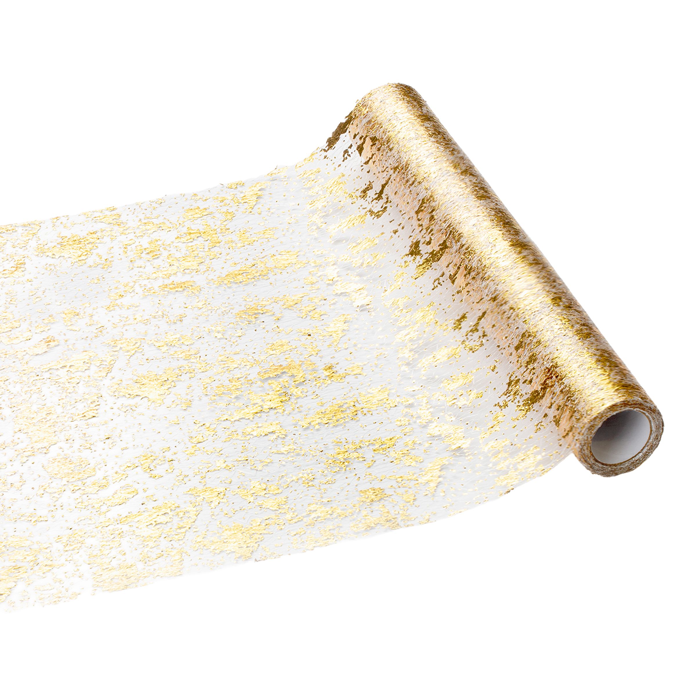 Bordslöpare i Nät Guld Metallic | Hem - Teman - Färger - Guld | Pryloteket