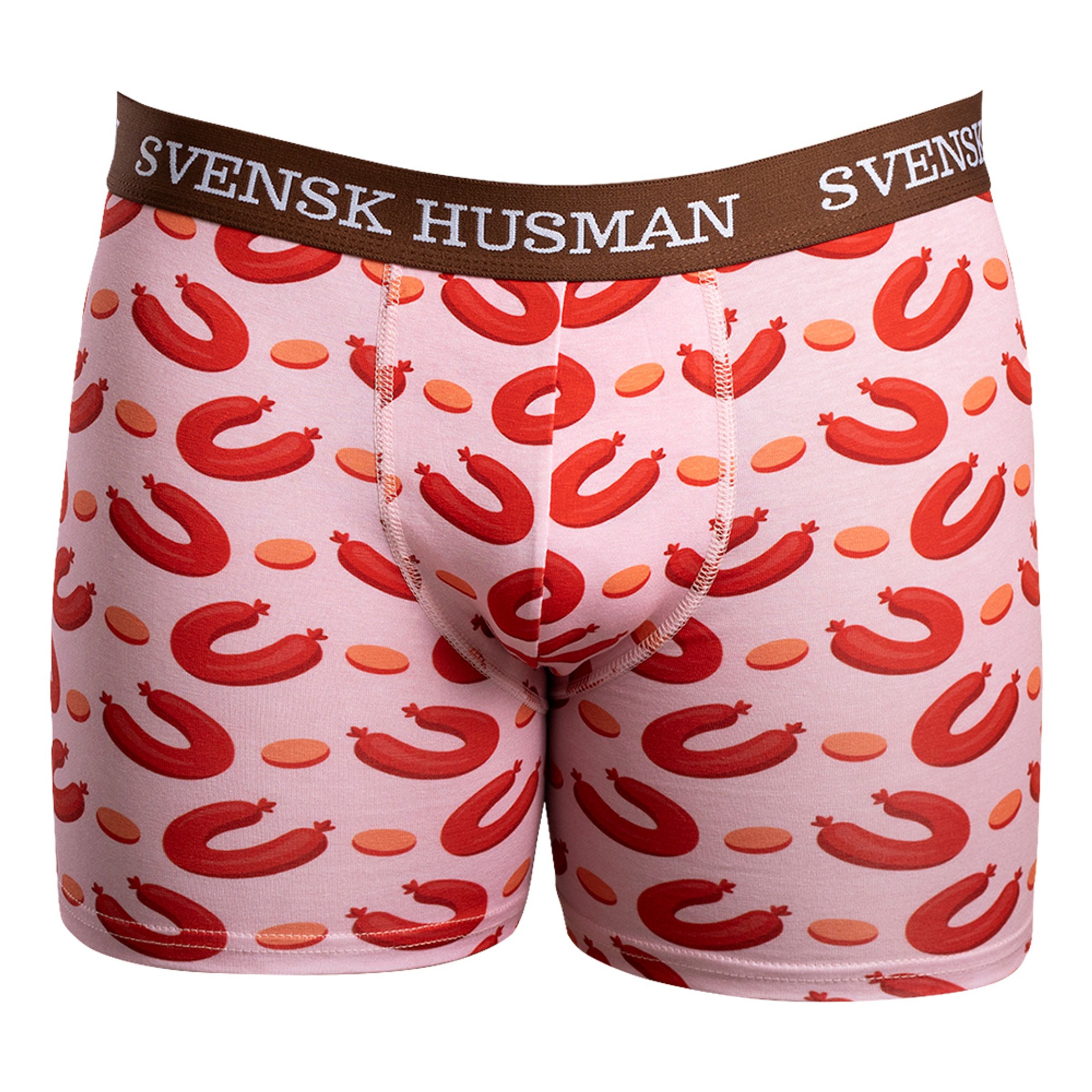 Boxershorts Falukorv - Large | Hem - Roliga Prylar - Kläder - Underkläder | Maskeradspecialisten