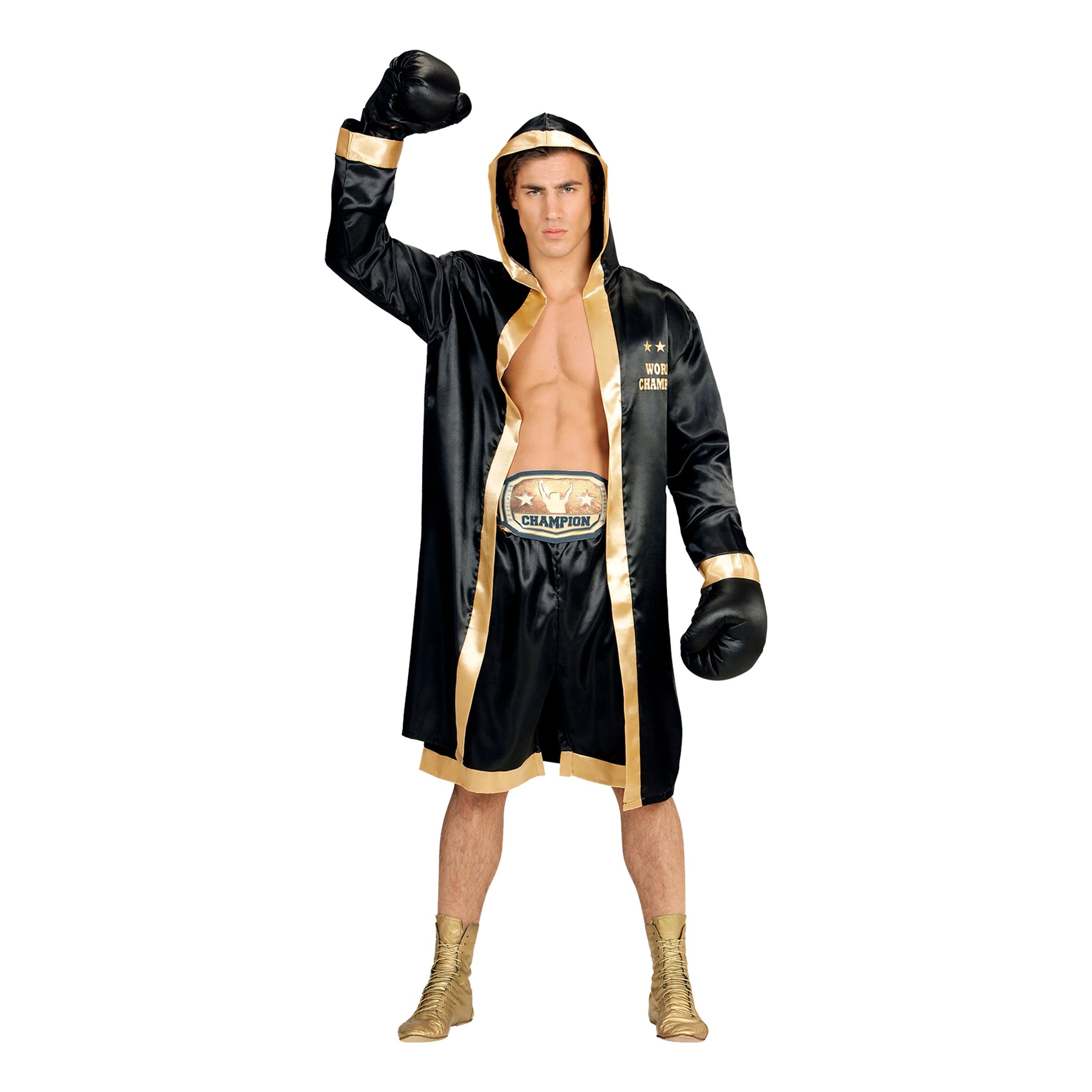 Boxningdress Maskeraddräkt - X-Large | Hem - Maskerad - Maskeraddräkter - Damdräkter | Maskeradspecialisten