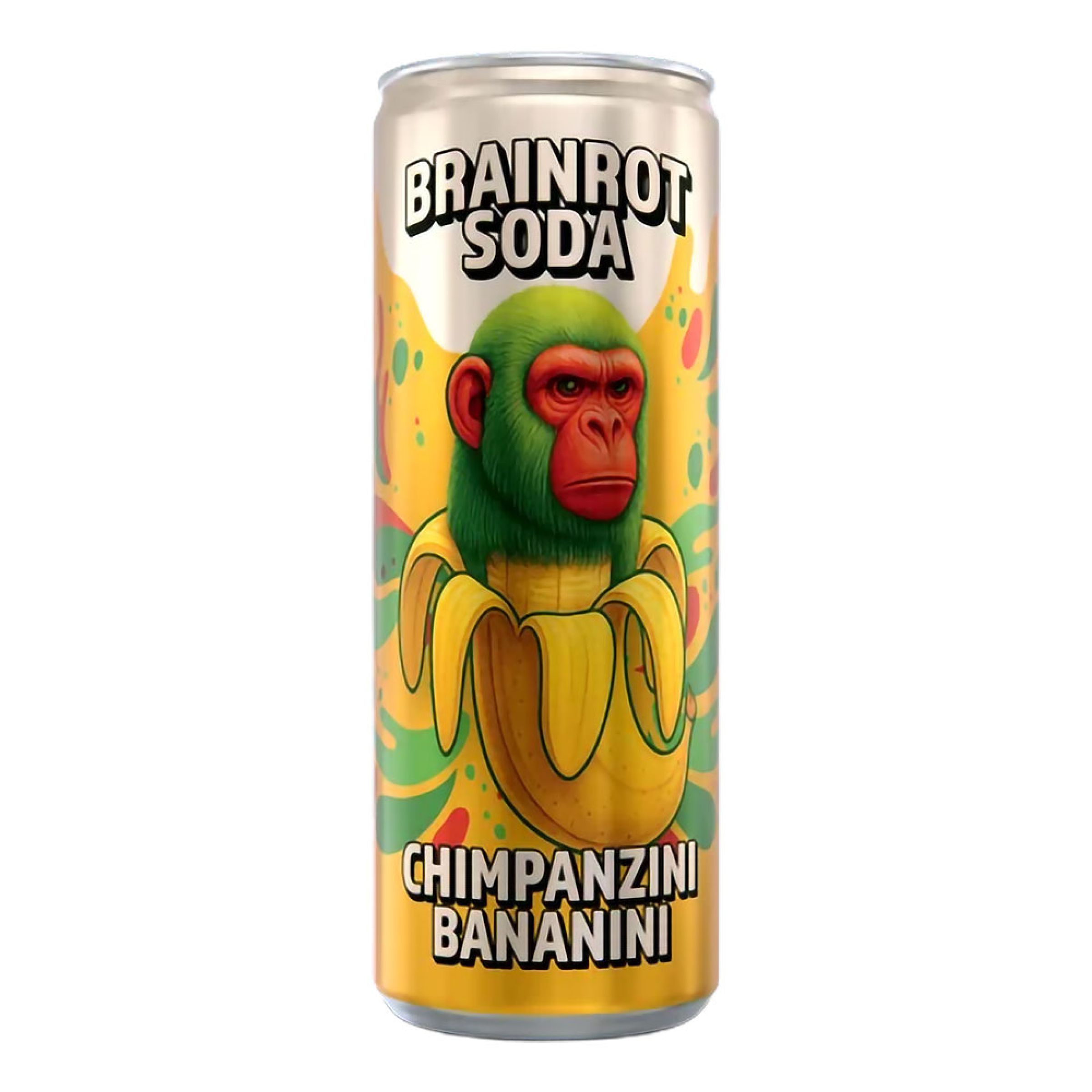 Brainrot Soda Chimpanzini Bananini - 250 ml | Hem - Godis & Läsk - Dryck - Läsk | Party Outlet