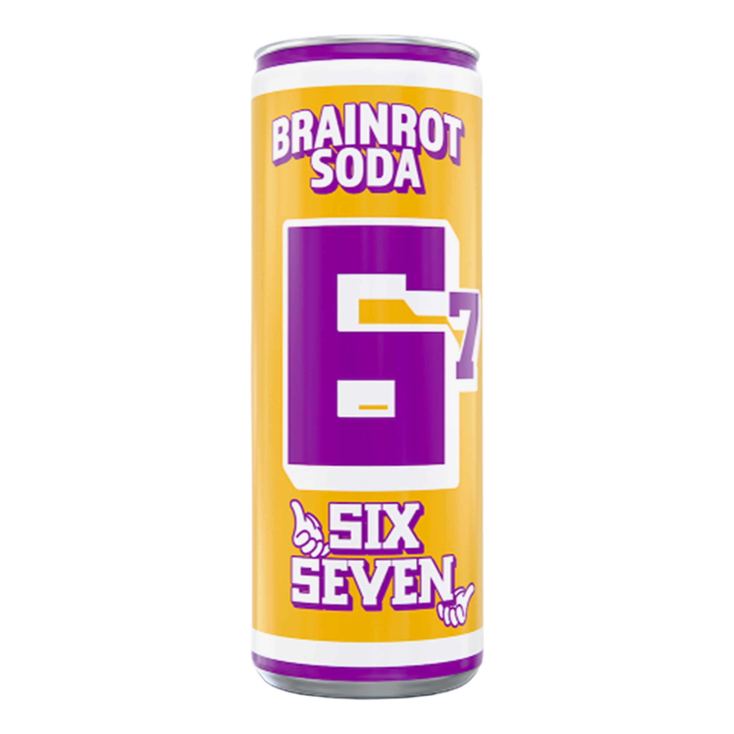 Brainrot Soda 6-7 - 250 ml - 6 | Hem - Godis & Läsk - Dryck - Läsk | Maskeradspecialisten