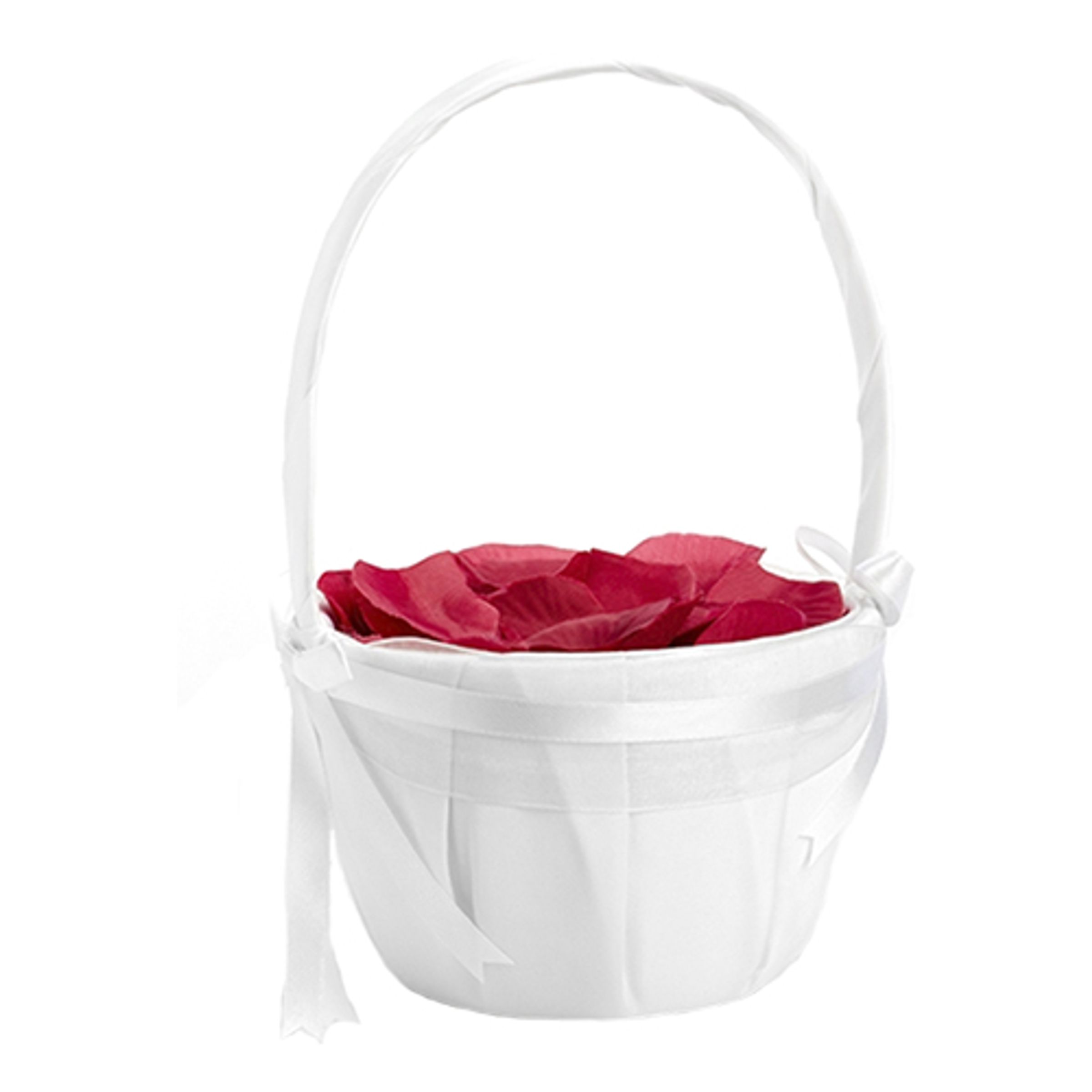 Bröllopskorg för Rosblad | Hem - Teman - Färger - Vit | Maskeradspecialisten