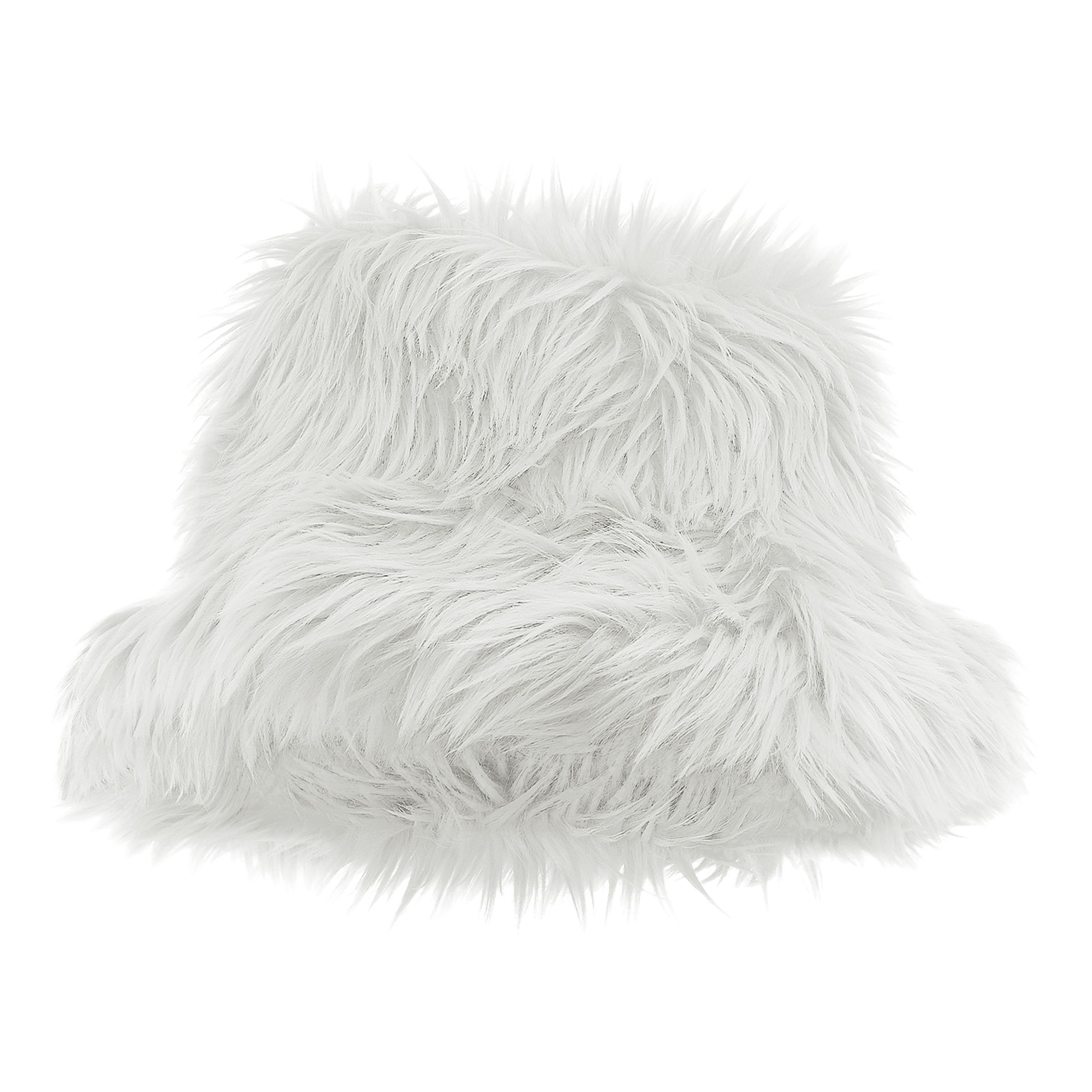 Bucket Hat Fluffig Vit - One size