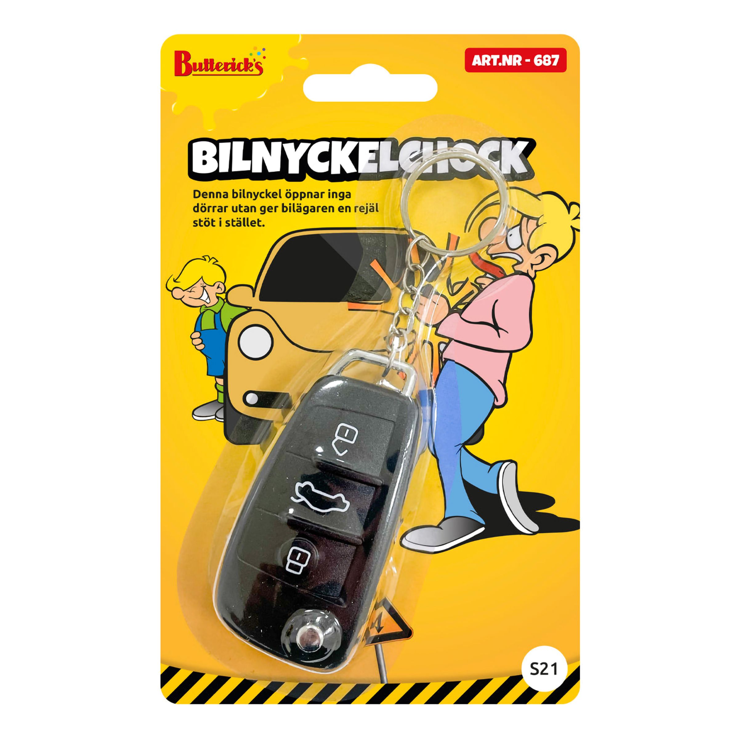 Buttericks Bilnyckelchock Skämtartikel | Hem - Roliga Prylar - Skämtartiklar & Pranks | Pryloteket