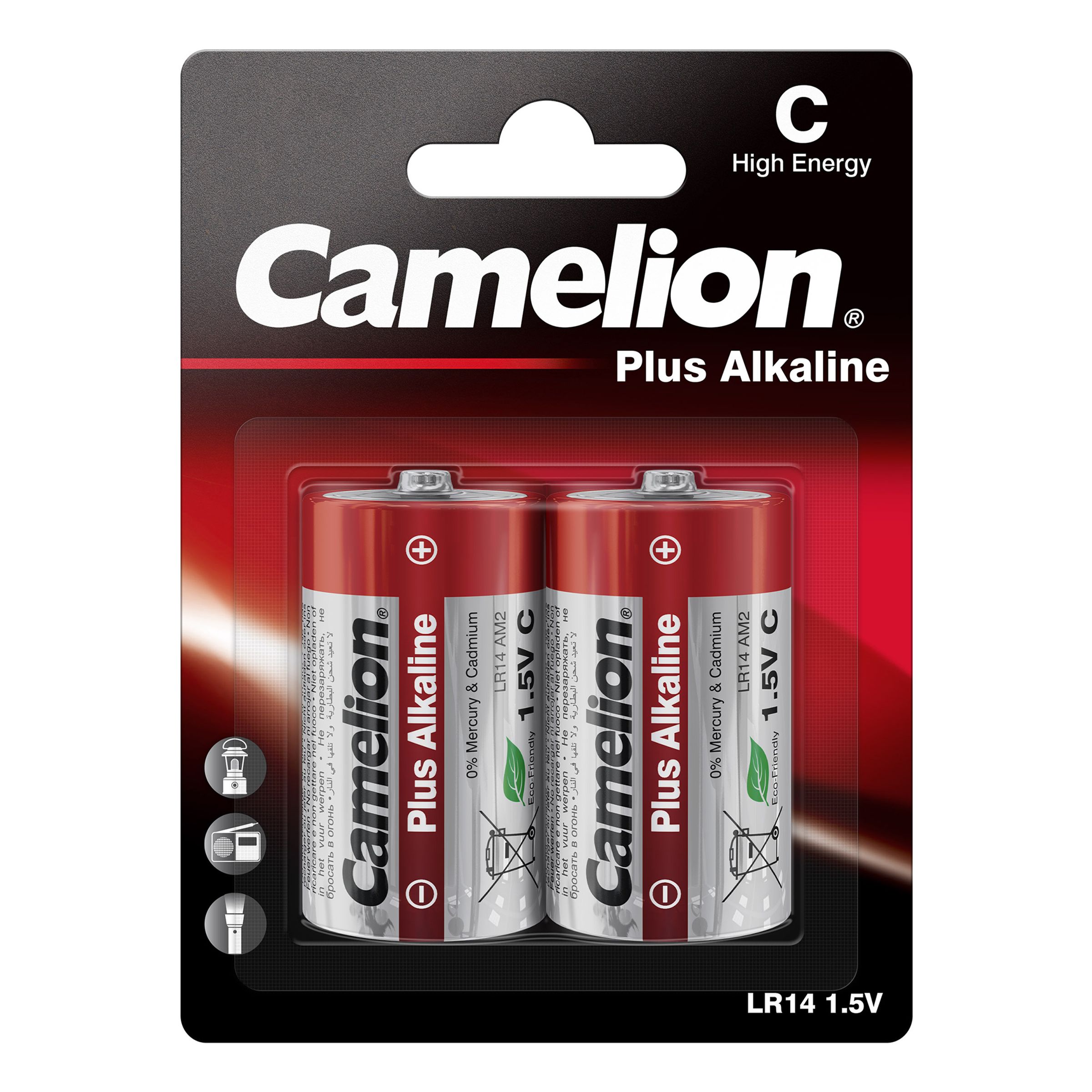 Camelion Alkaline C-batterier - 2-pak