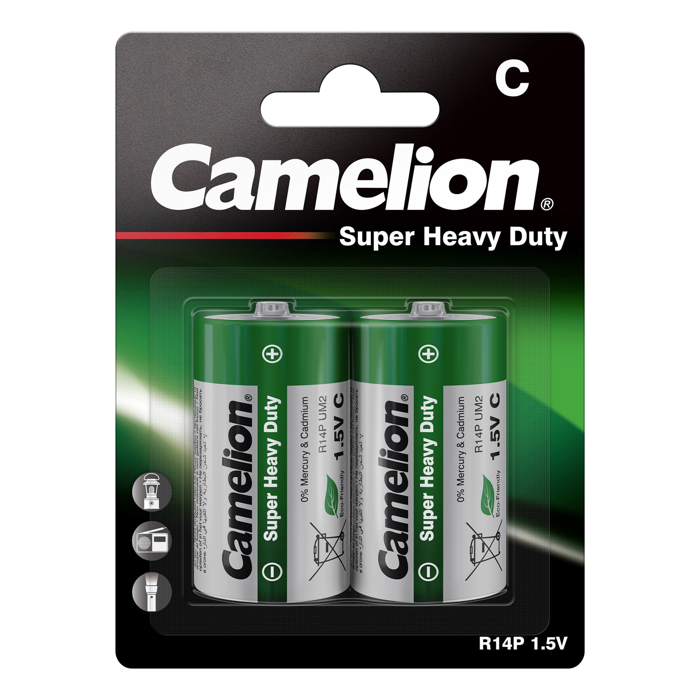 Camelion Super Heavy Duty C-batterier - 2-pak