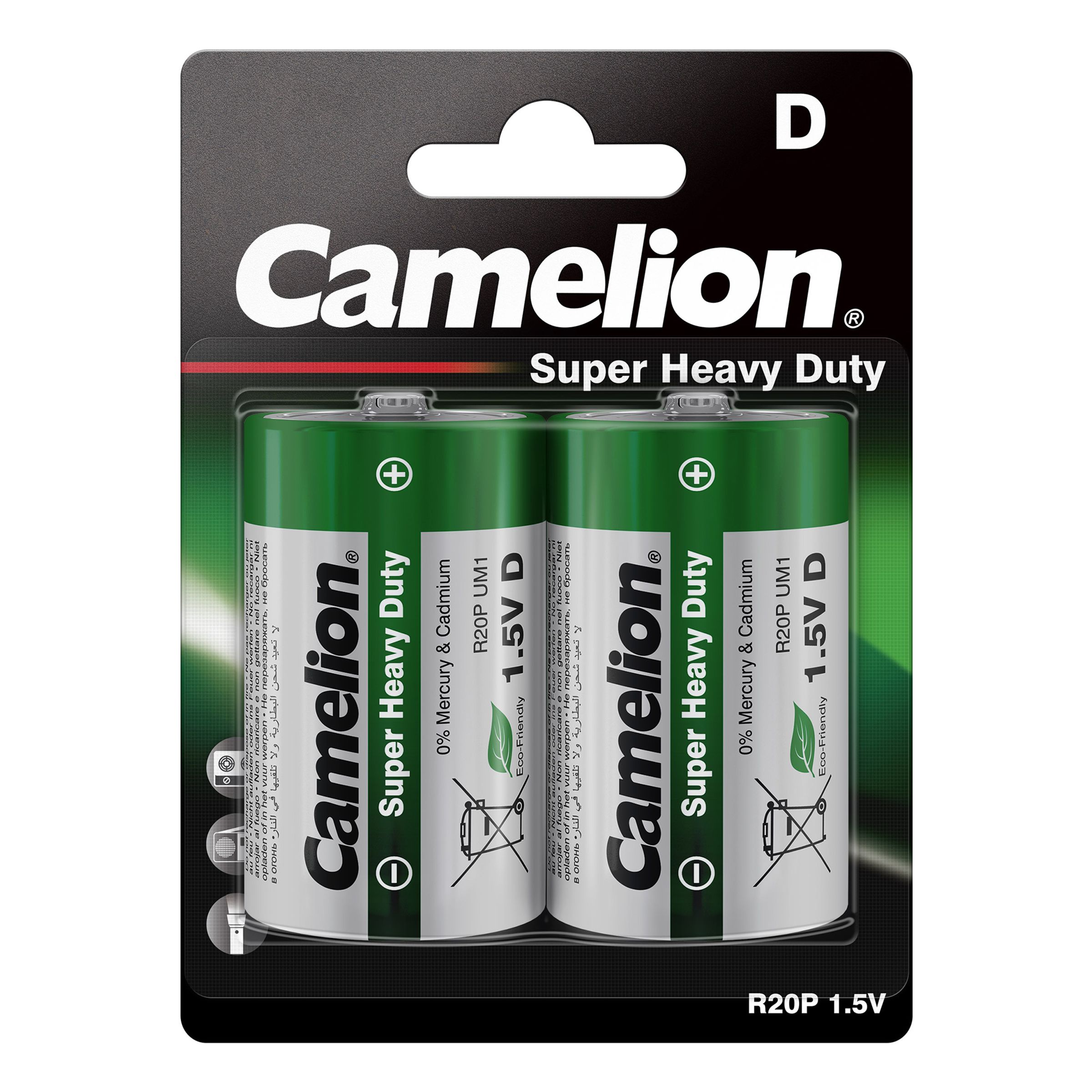 Camelion Super Heavy Duty D-Batterier - 2-pack | Hem - Roliga Prylar - Teknik - Batterier | Pryloteket
