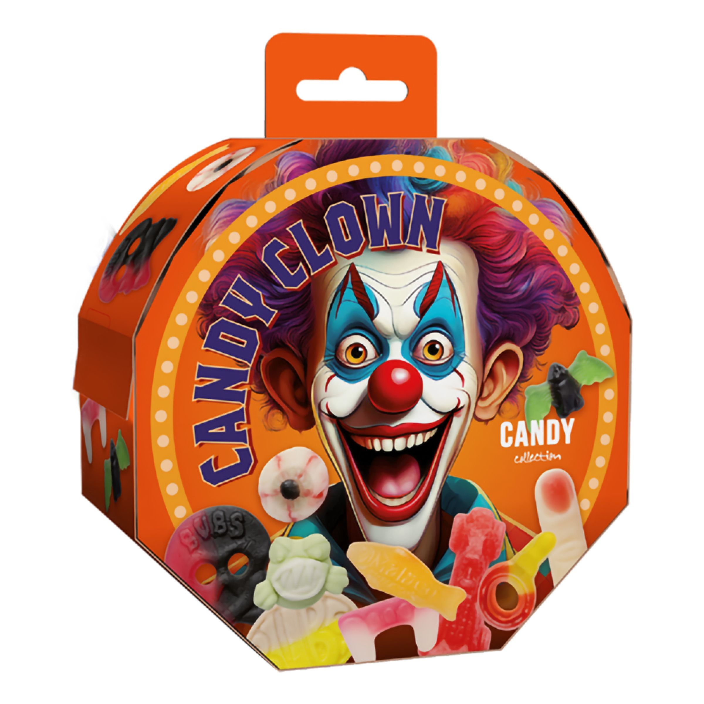 Candy Clown Halloweenslik - 150 g billede