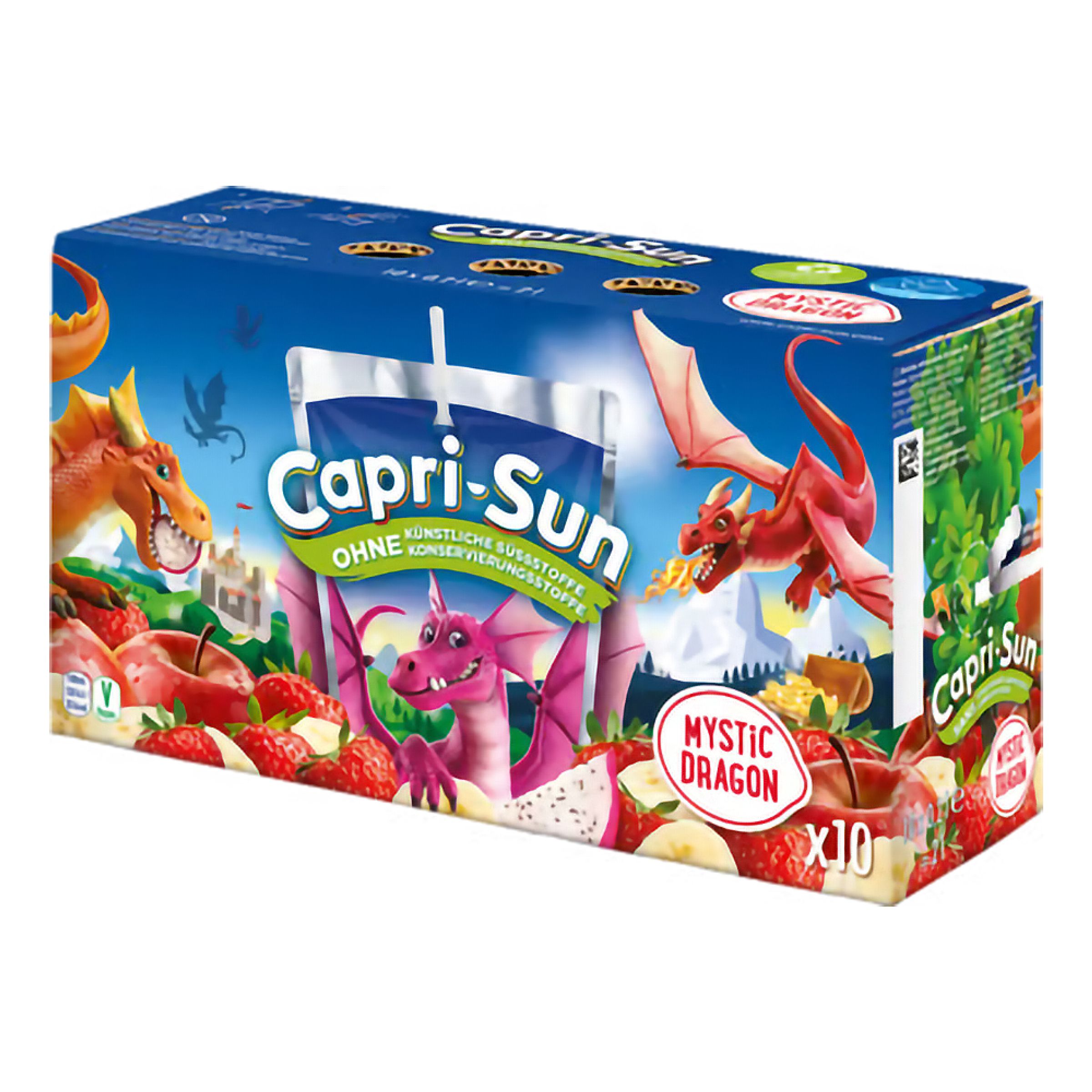 Capri-Sun Mystic Dragon - 10 x 200 ml | Hem - Godis & Läsk - Dryck - Juice & Saft | Maskeradspecialisten