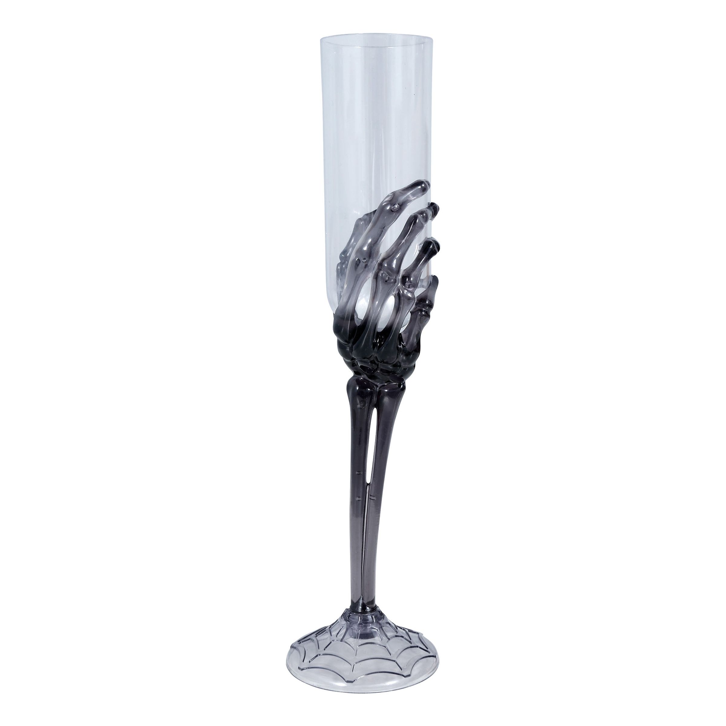 Champagneglas Skeletthand