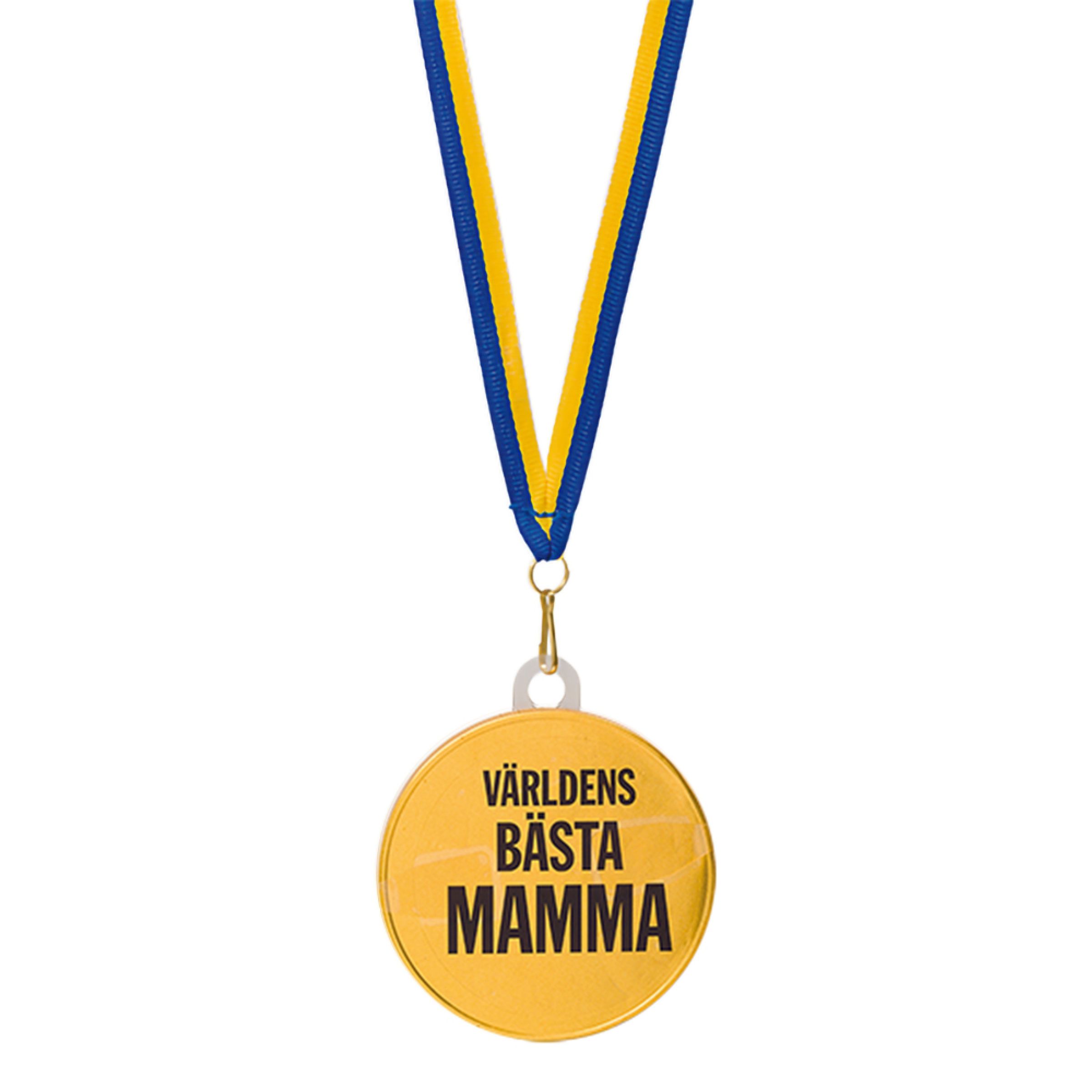 Chokladmedalj Världens Bästa Mamma - 23 g | Hem - Teman - Presenter - Present till Mamma | Pryloteket