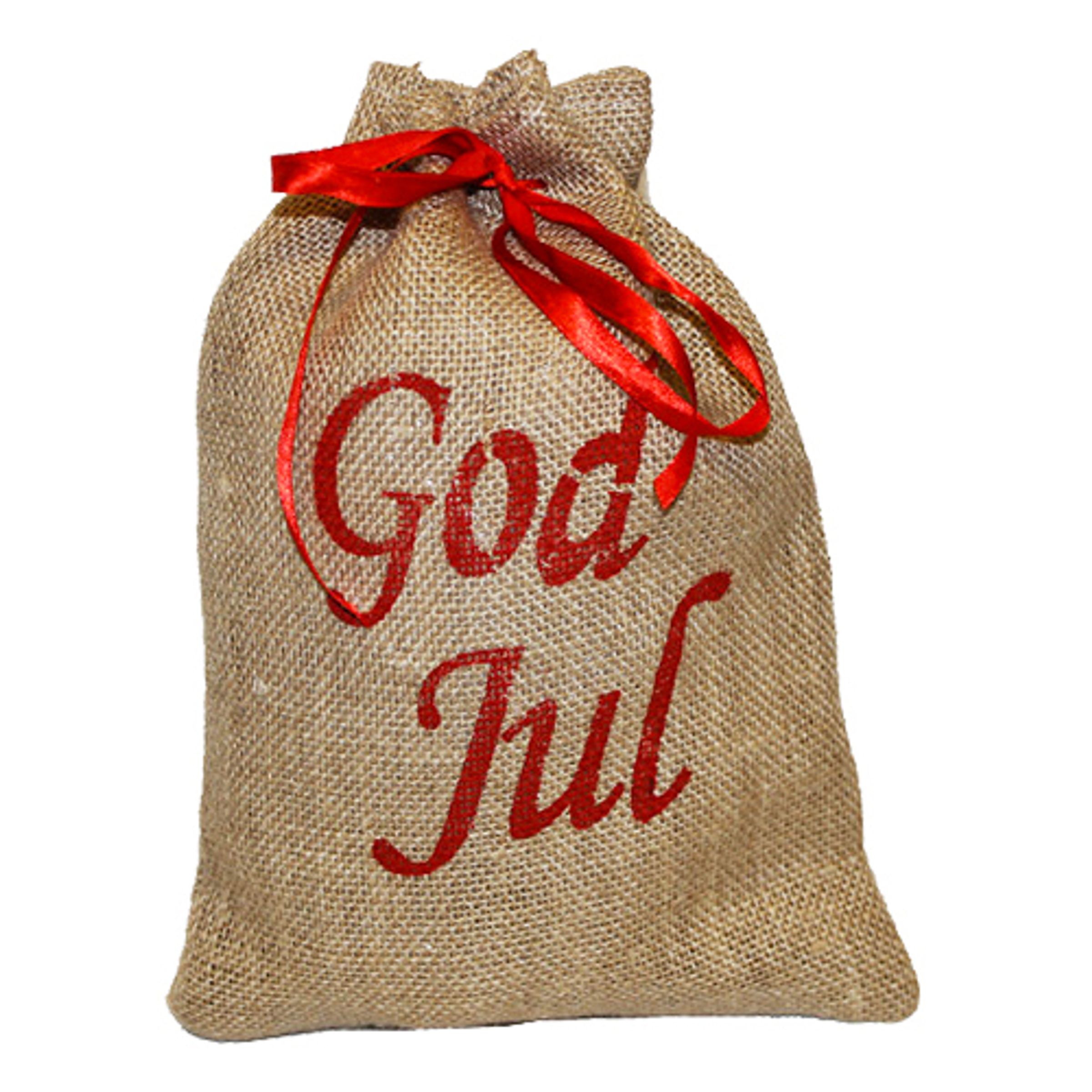 Julesæk i Jute