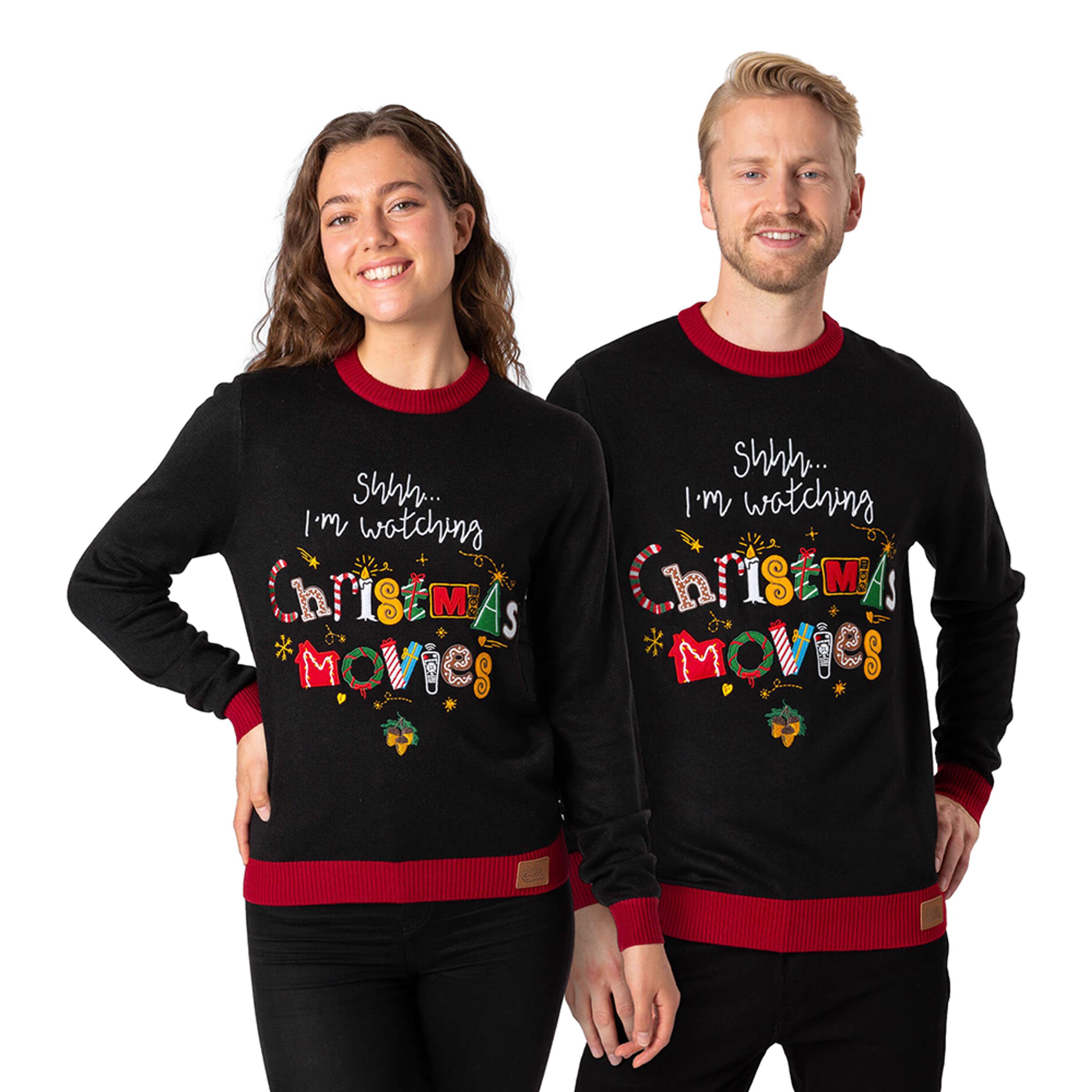 Christmas Movies Jultröja - X-Large | Hem - Teman - Presenter - Present till Honom | Pryloteket